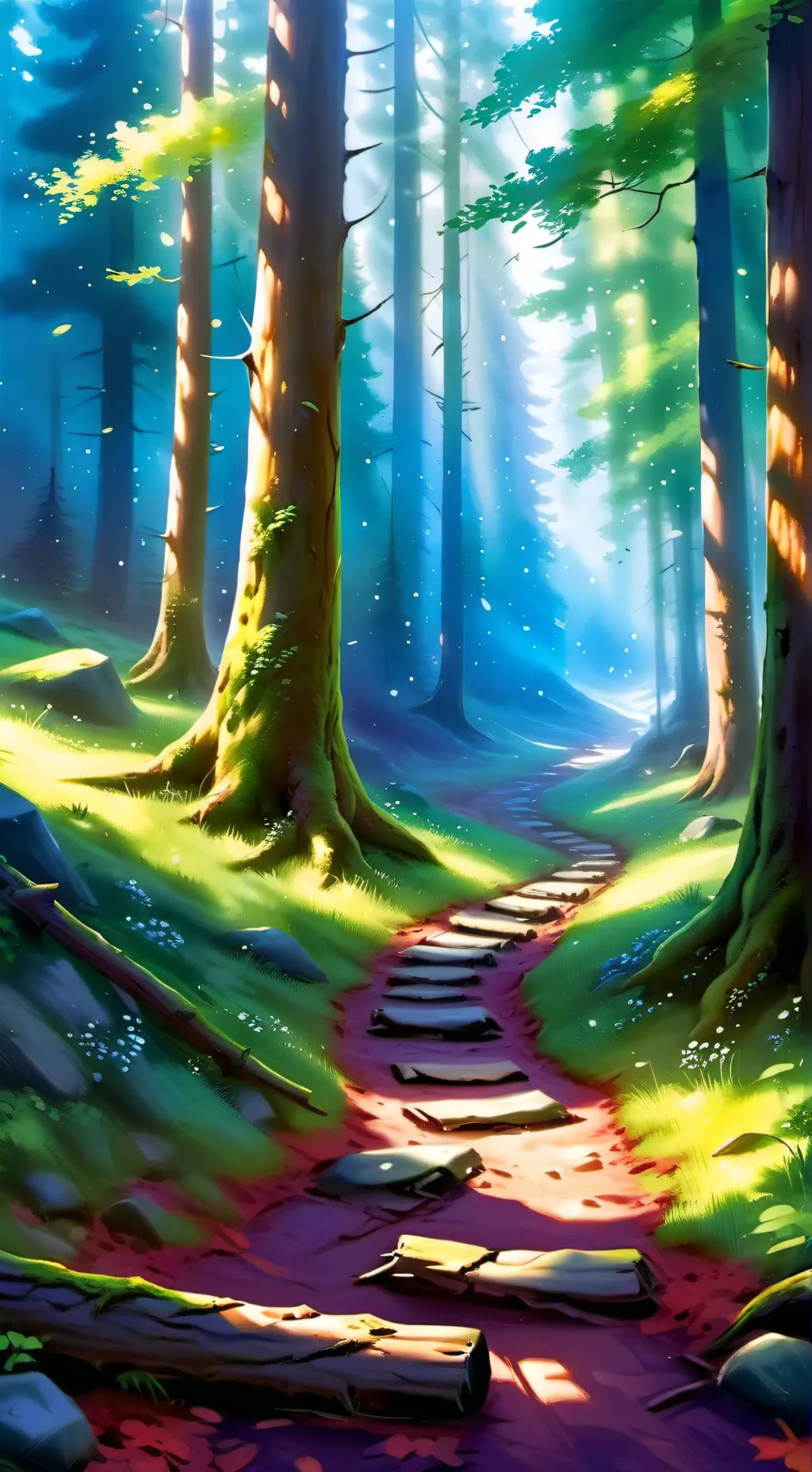 ai character: FPE camping trip background