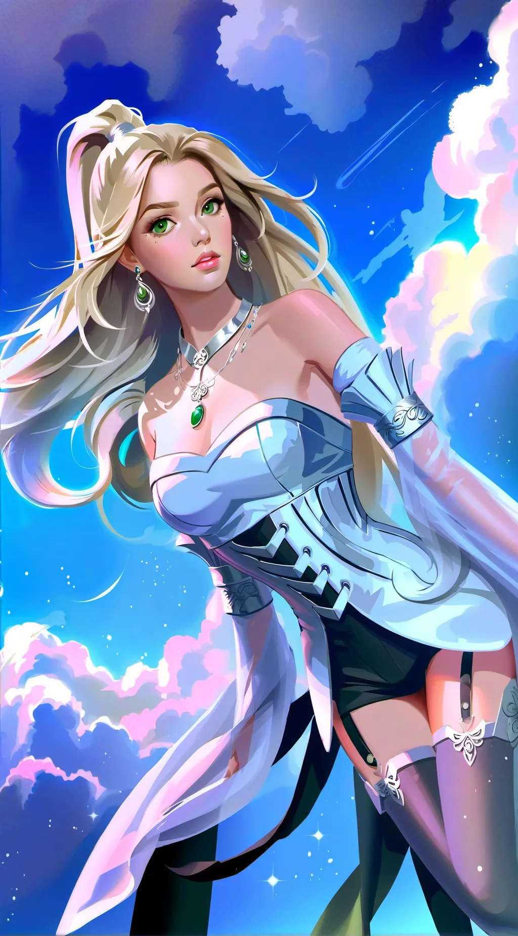 ai character: Gal axy Ai background