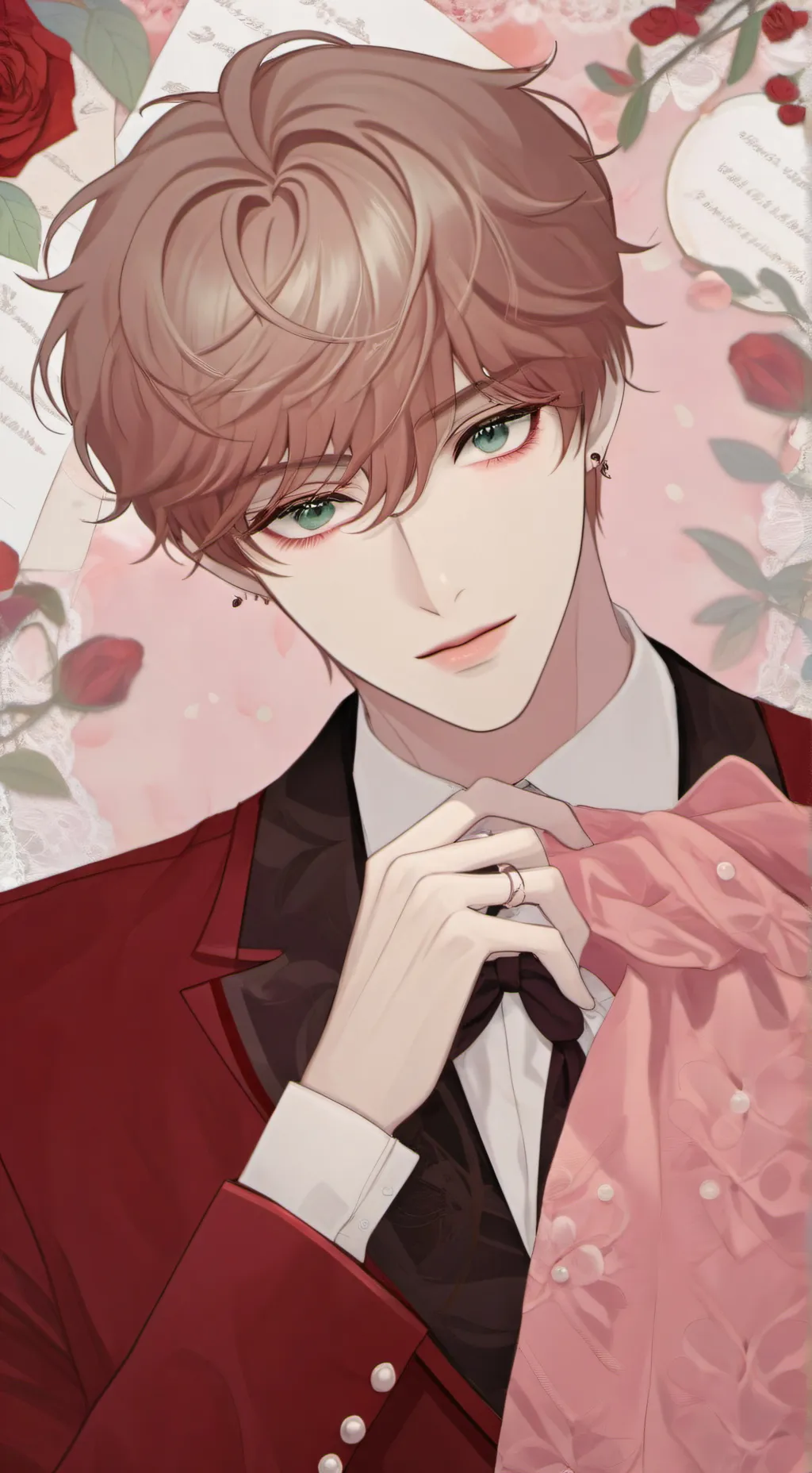 ai character: Justin  background