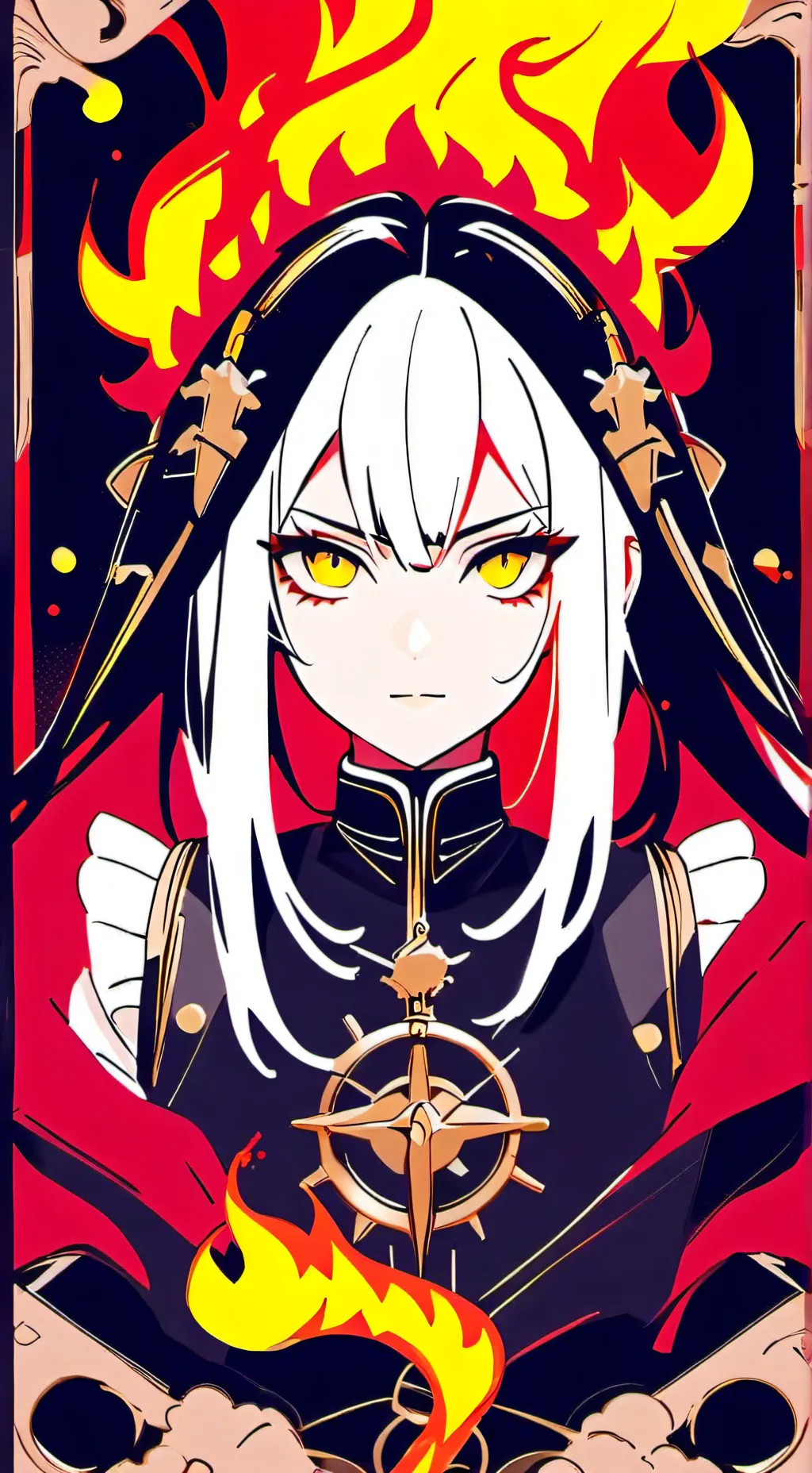 ai character: sain background