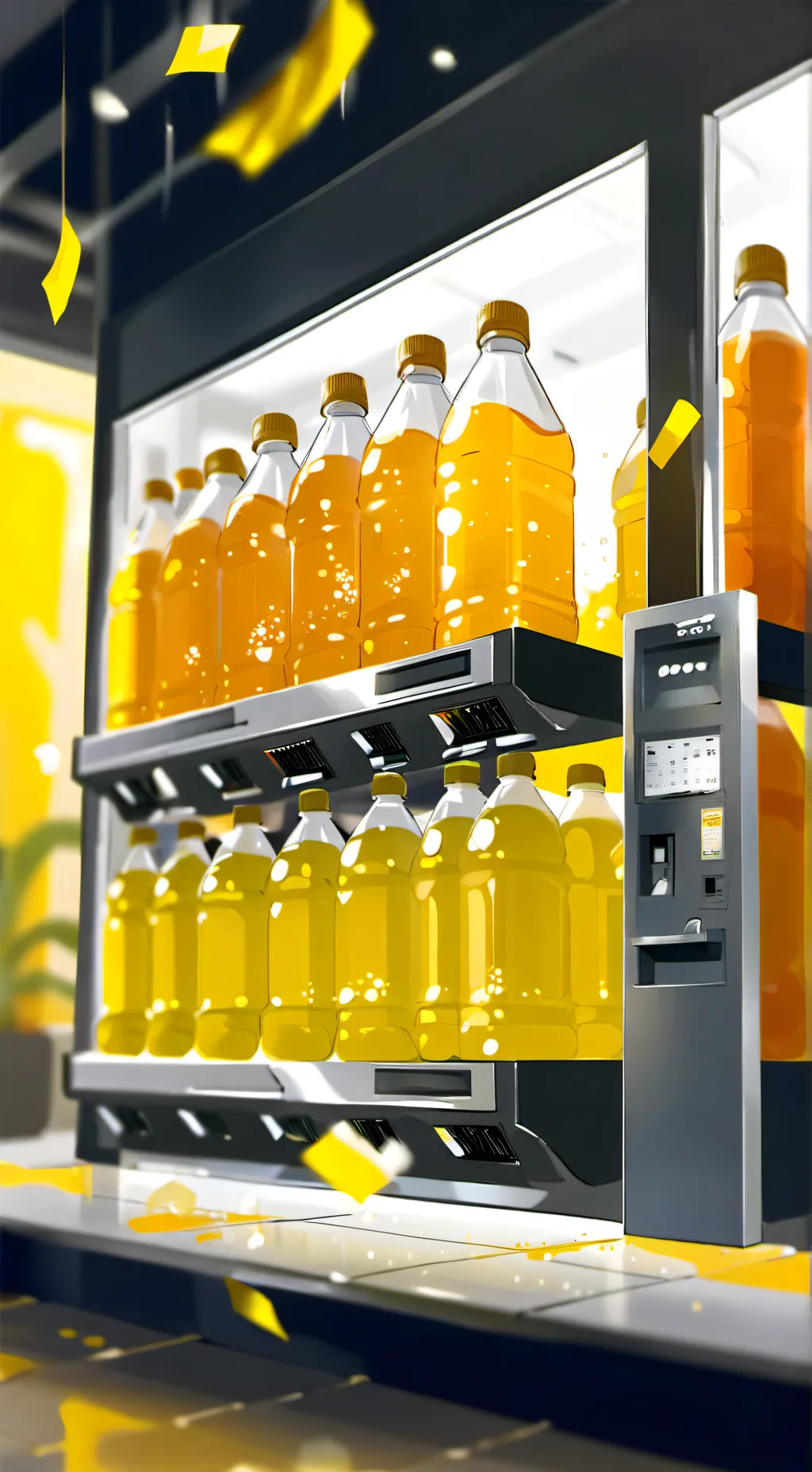 ai character: Pee Vend-Machine background