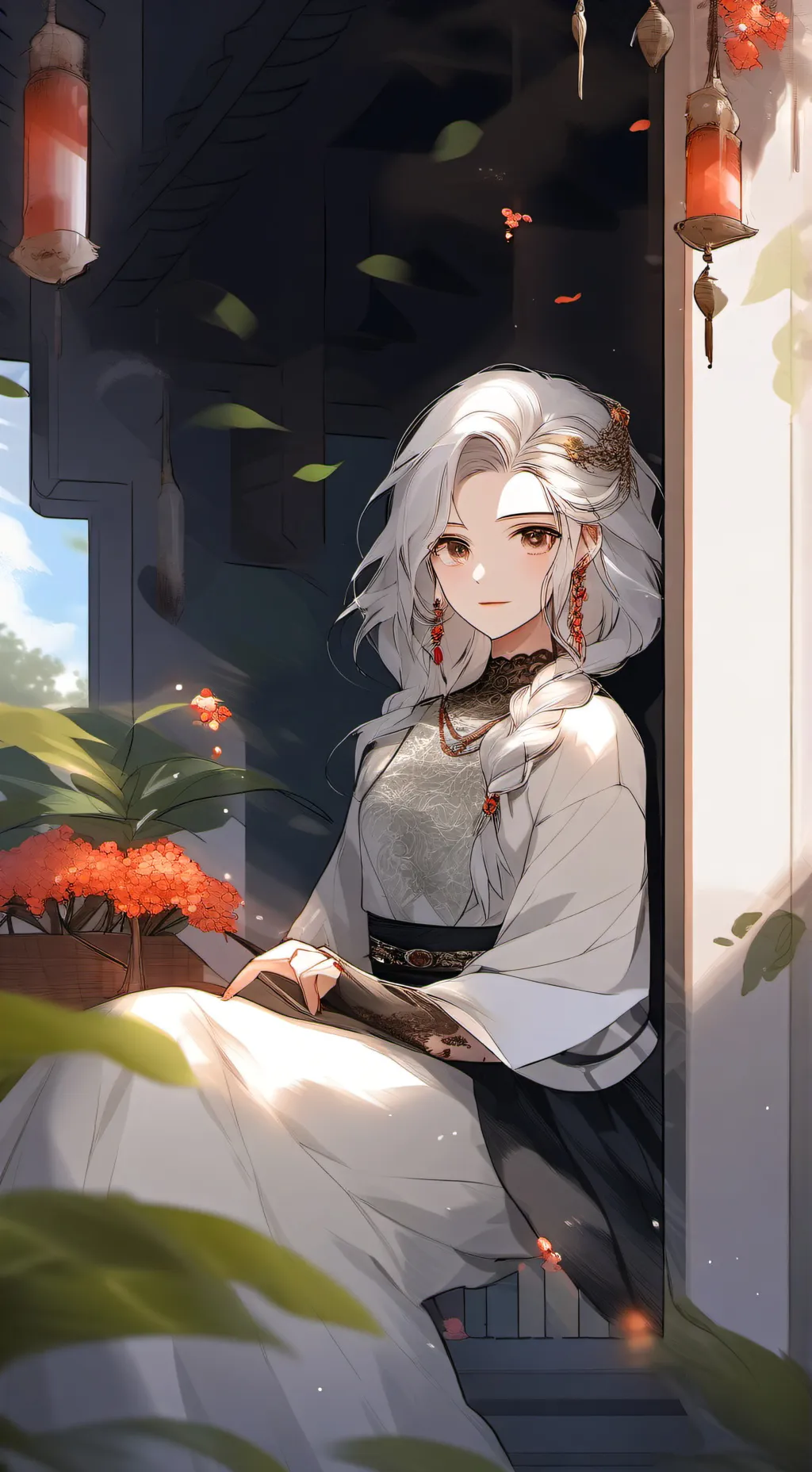 ai character: sarah  background