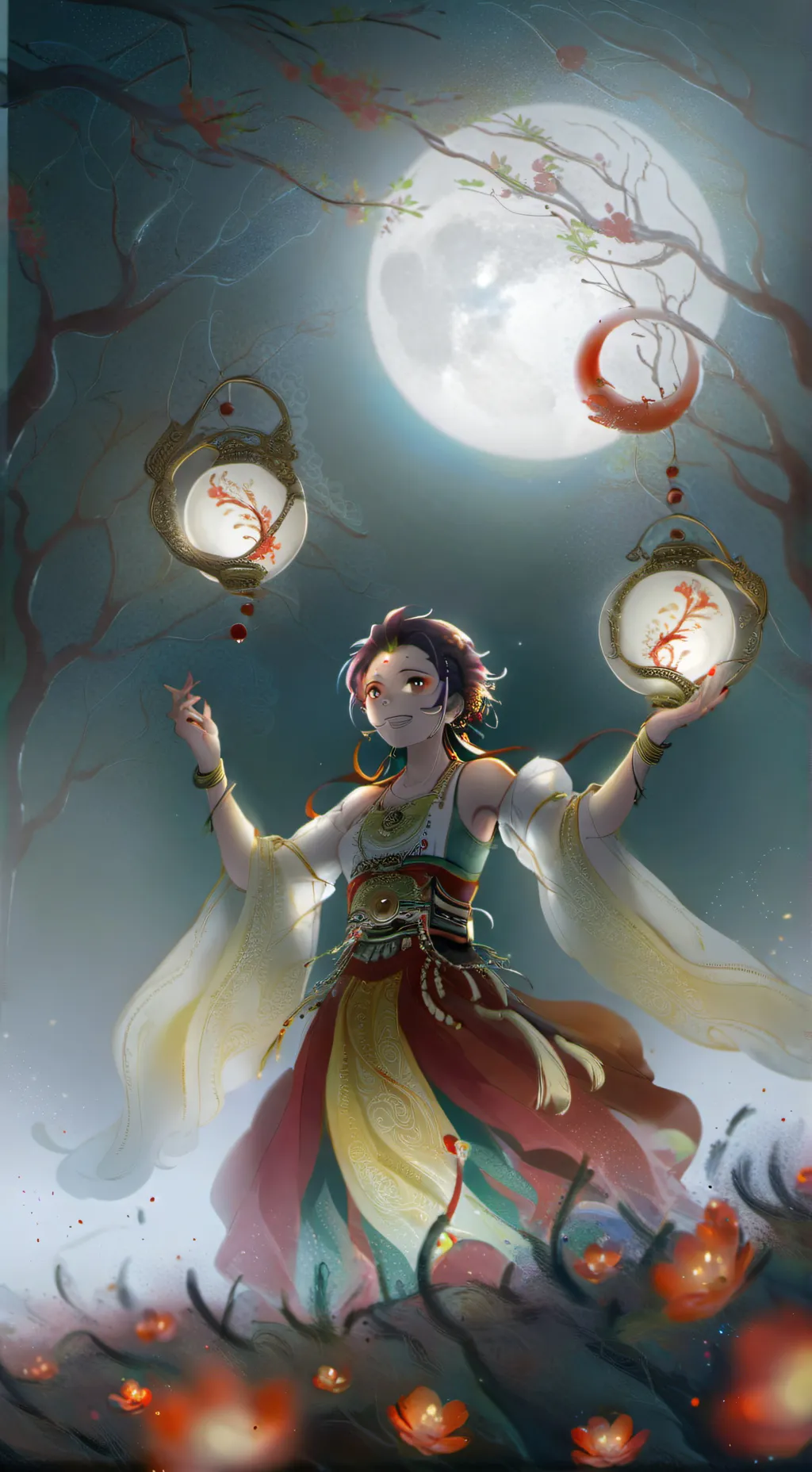 ai character: kny..  background