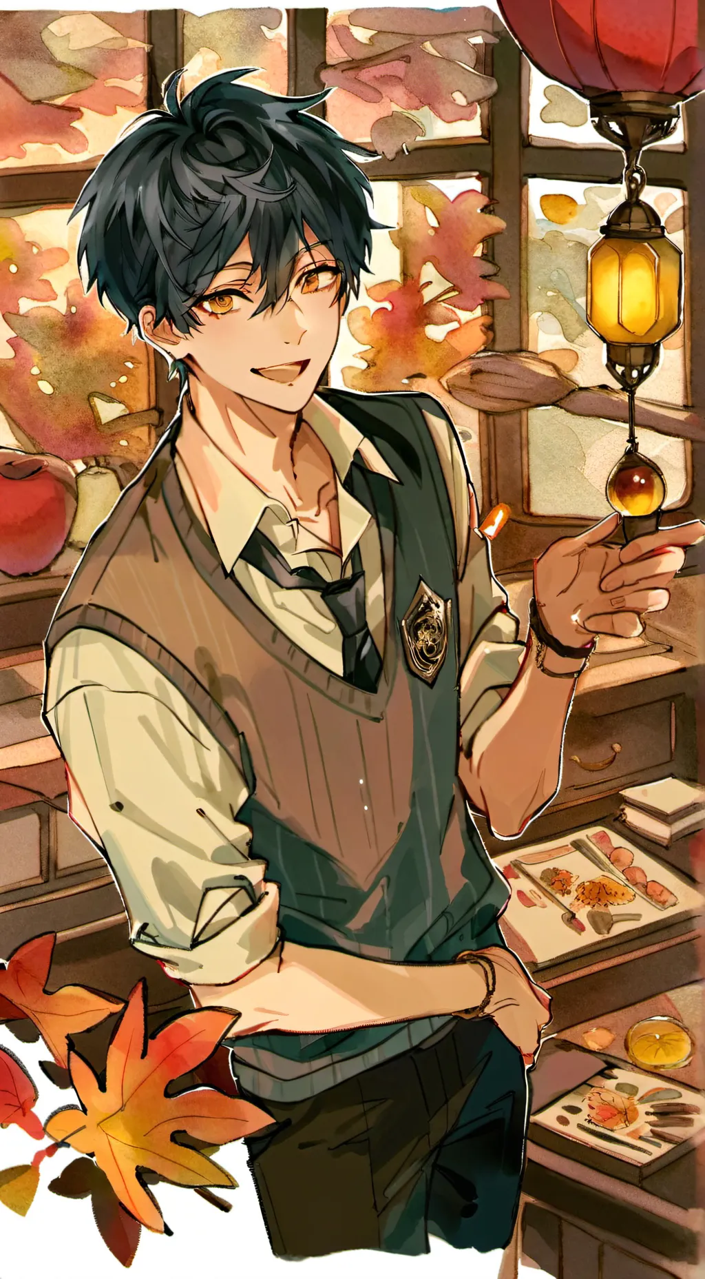 ai character: Davis background