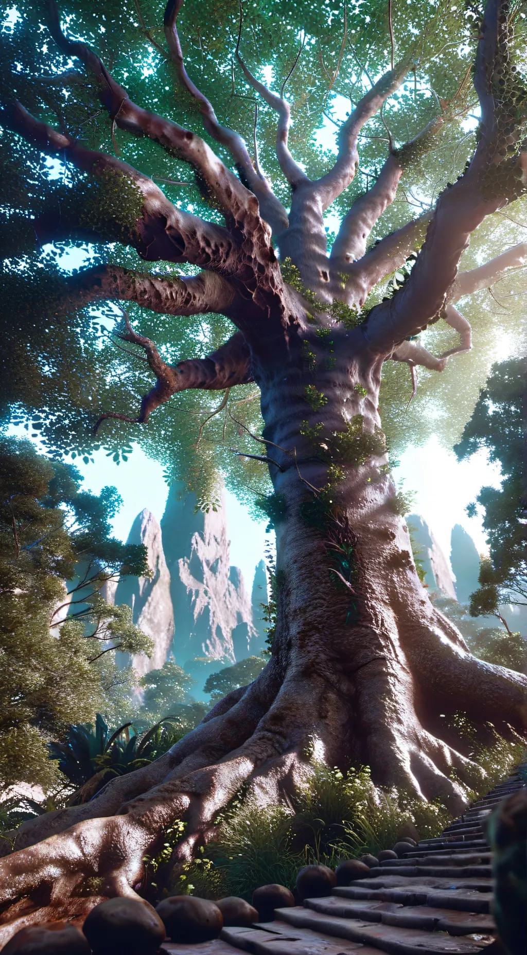 ai character: mundo dos tamanhos background