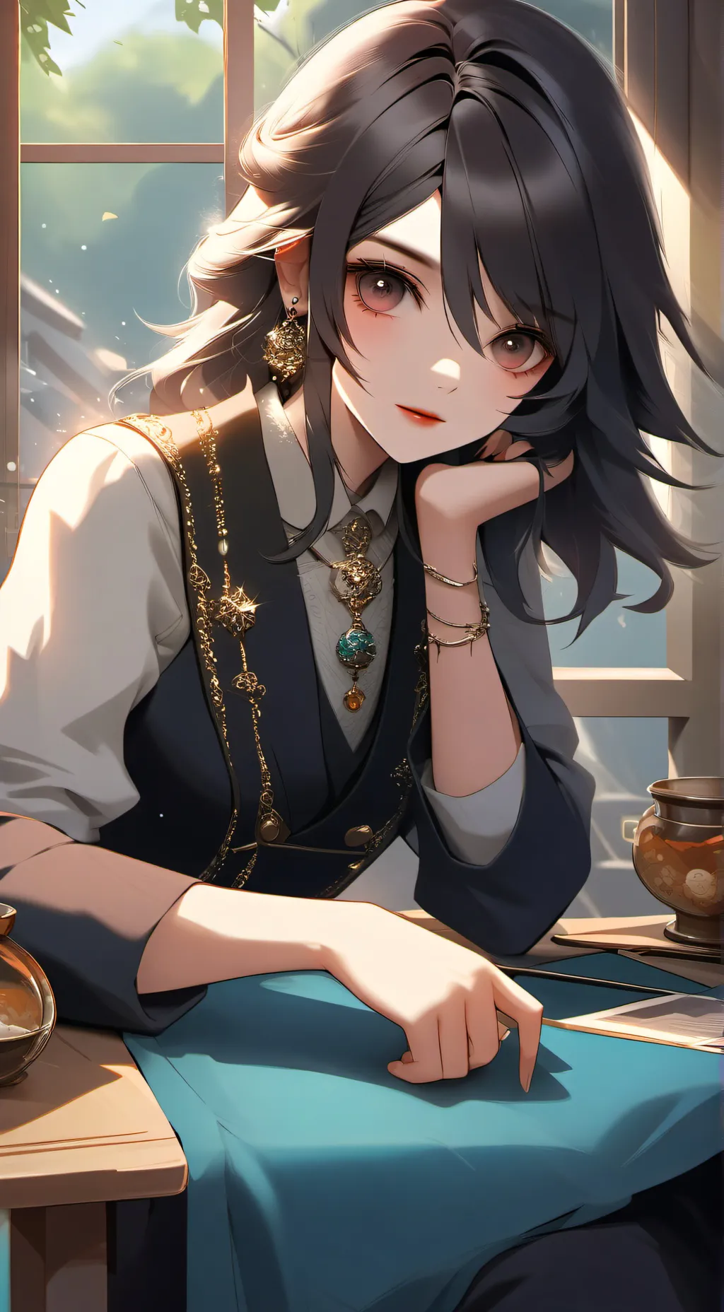 ai character: Autistic GF background