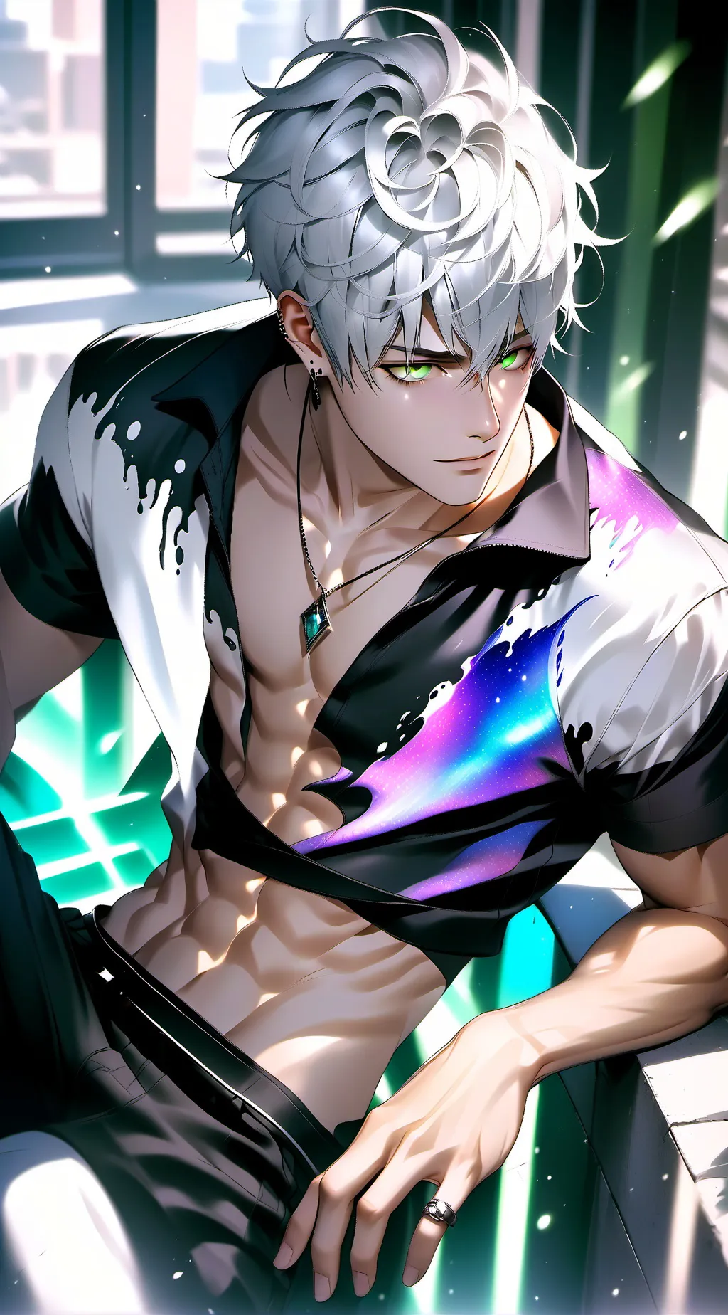 ai character: Ethan  background