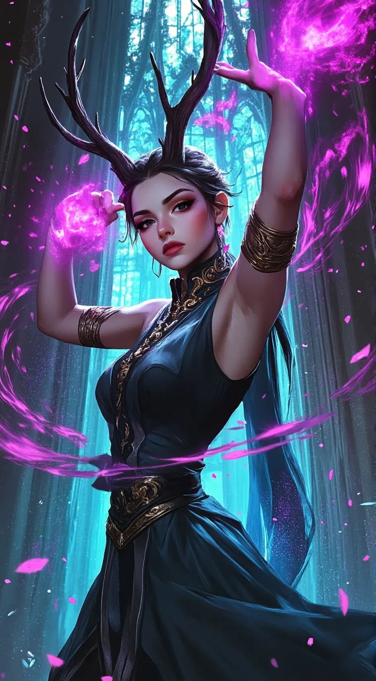 ai character: Magic Academy  background