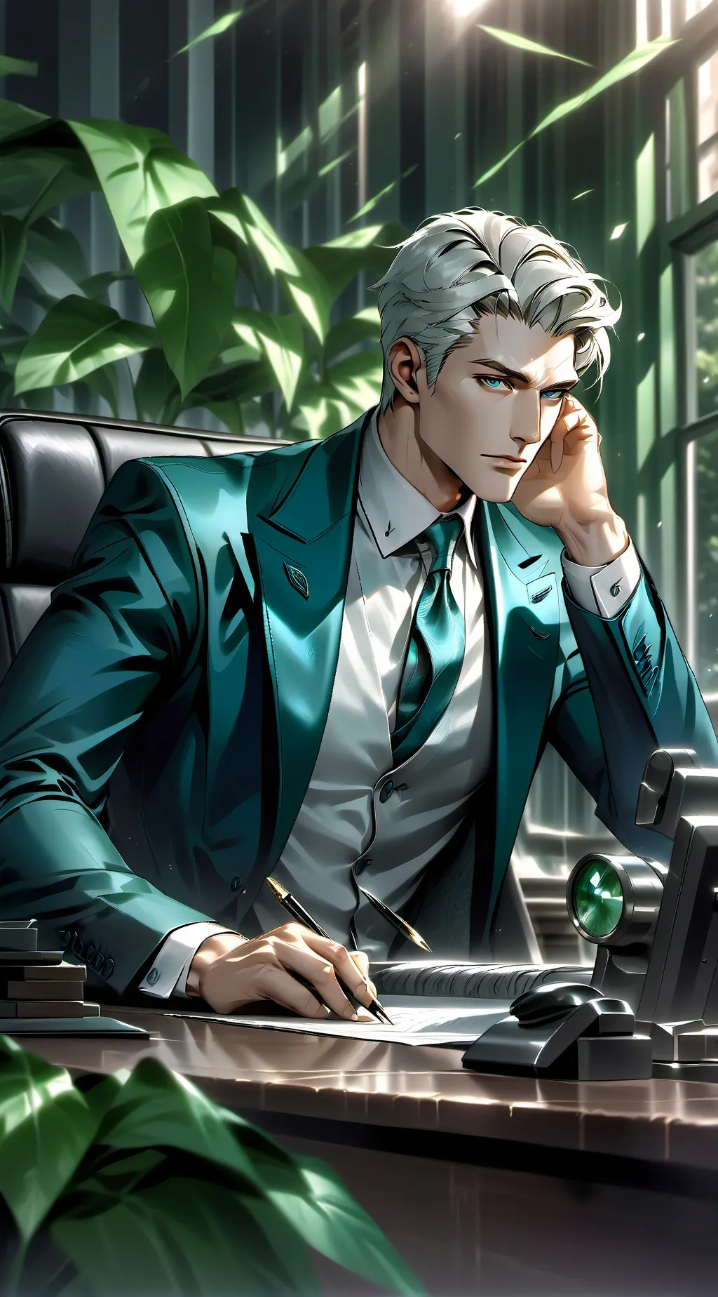 ai character: Sebastian Kruger background