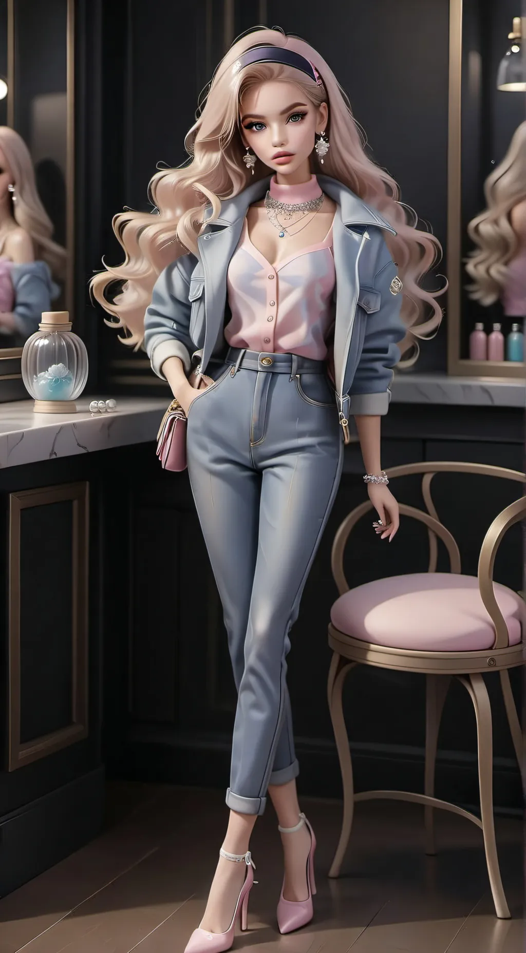 ai character: Rae background