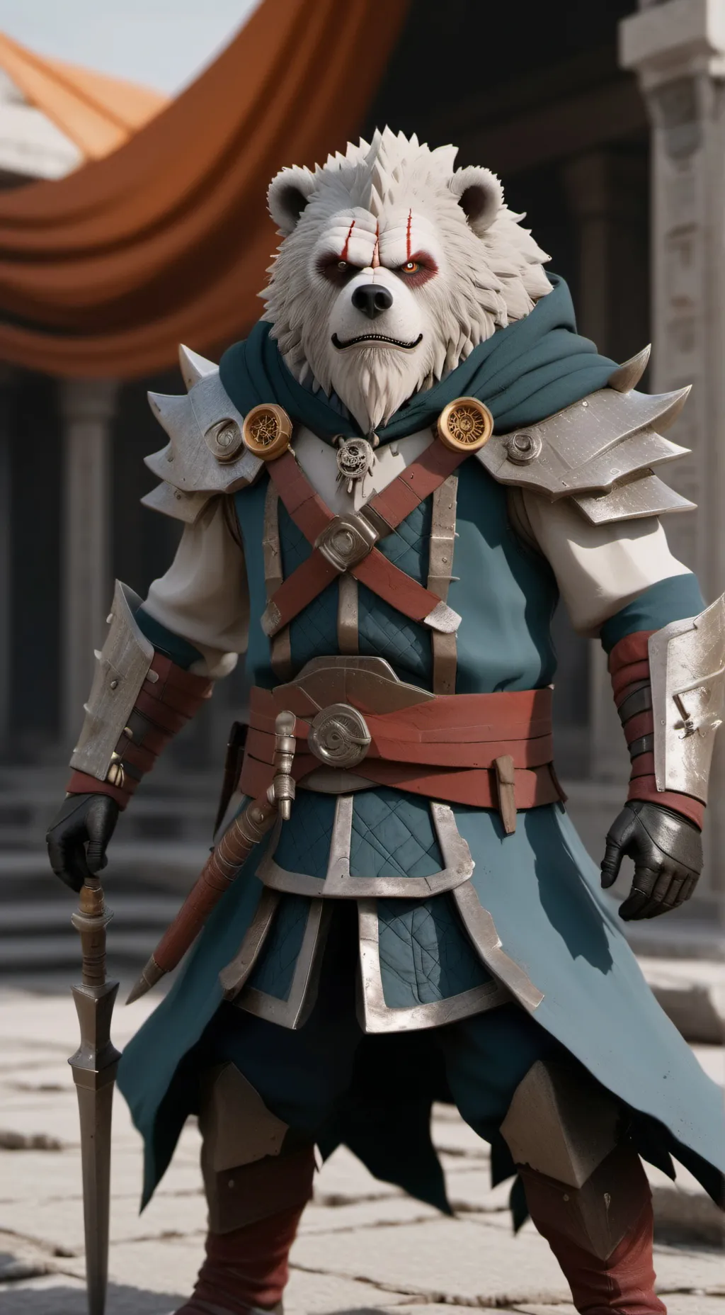 ai character: Król  background