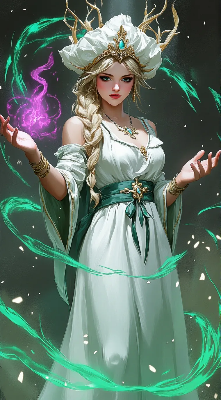 ai character: Ursula  background