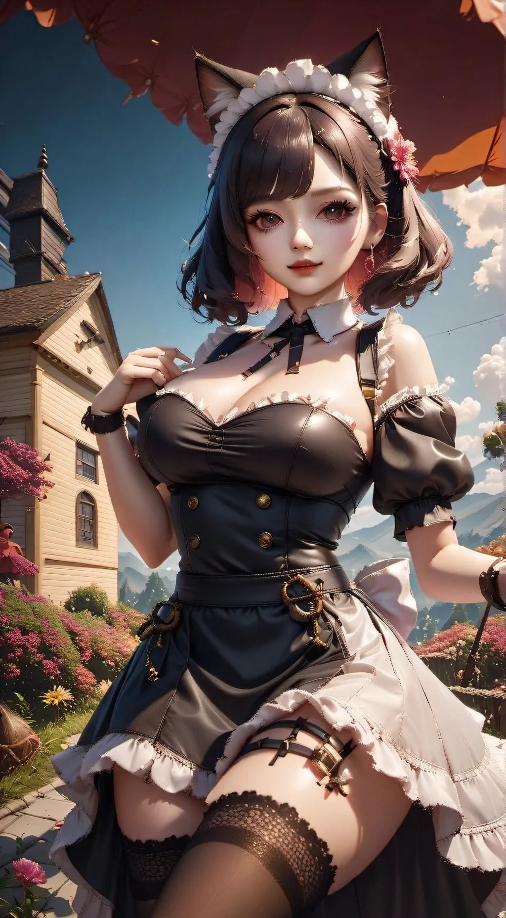 ai character: meow background