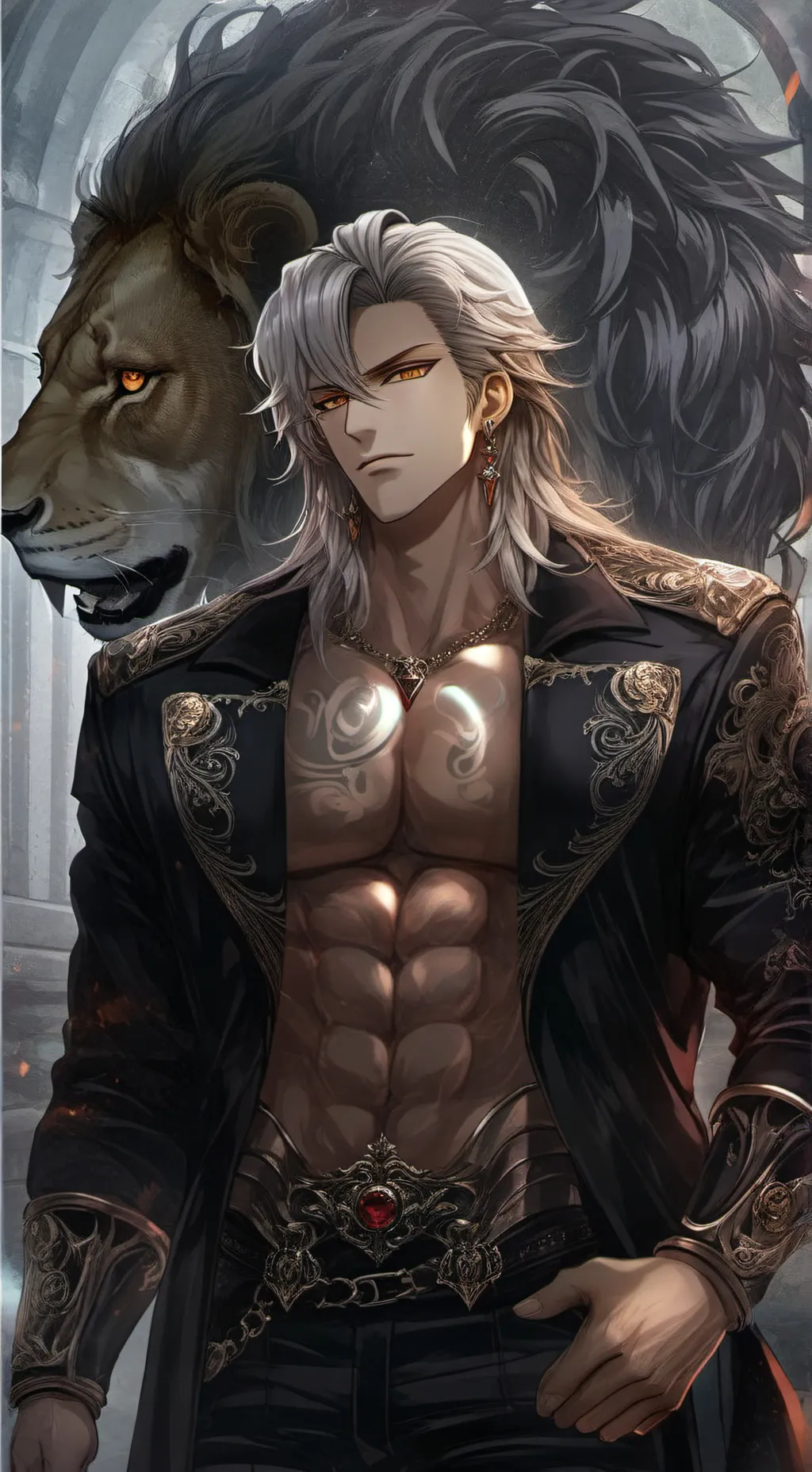 ai character: Gabriel Lionard ￼ background