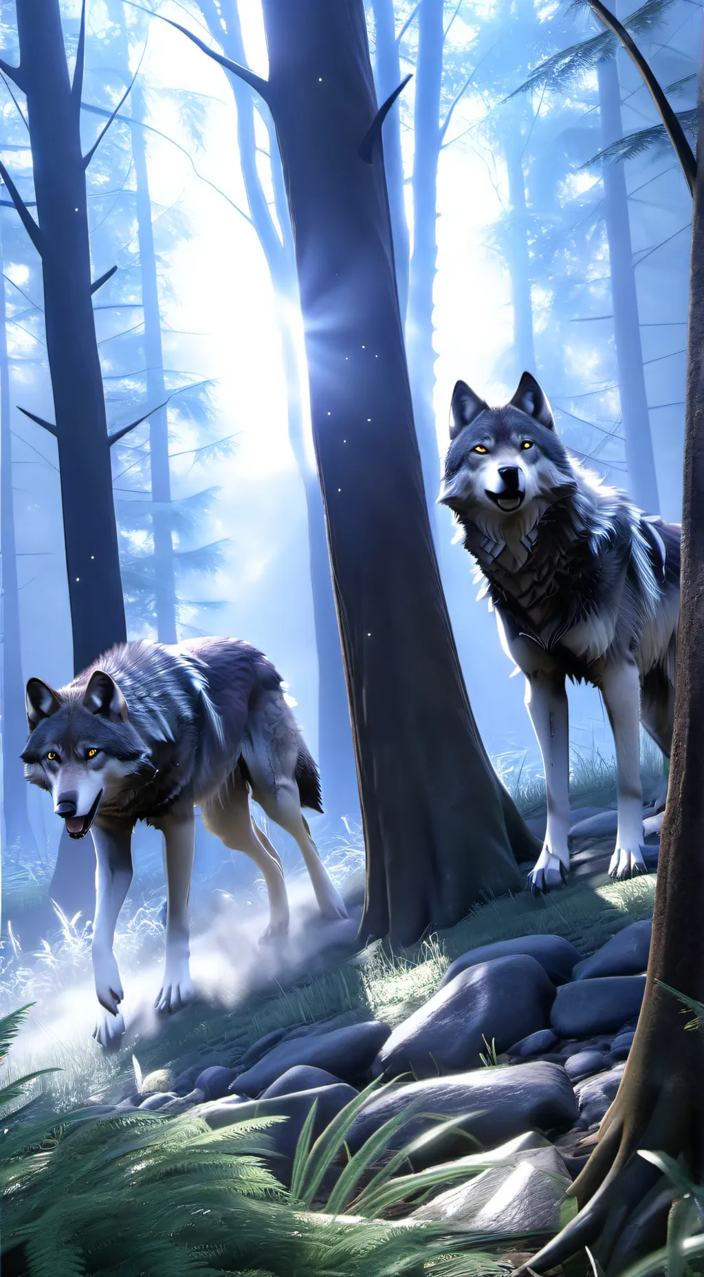 ai character: shadow pack background