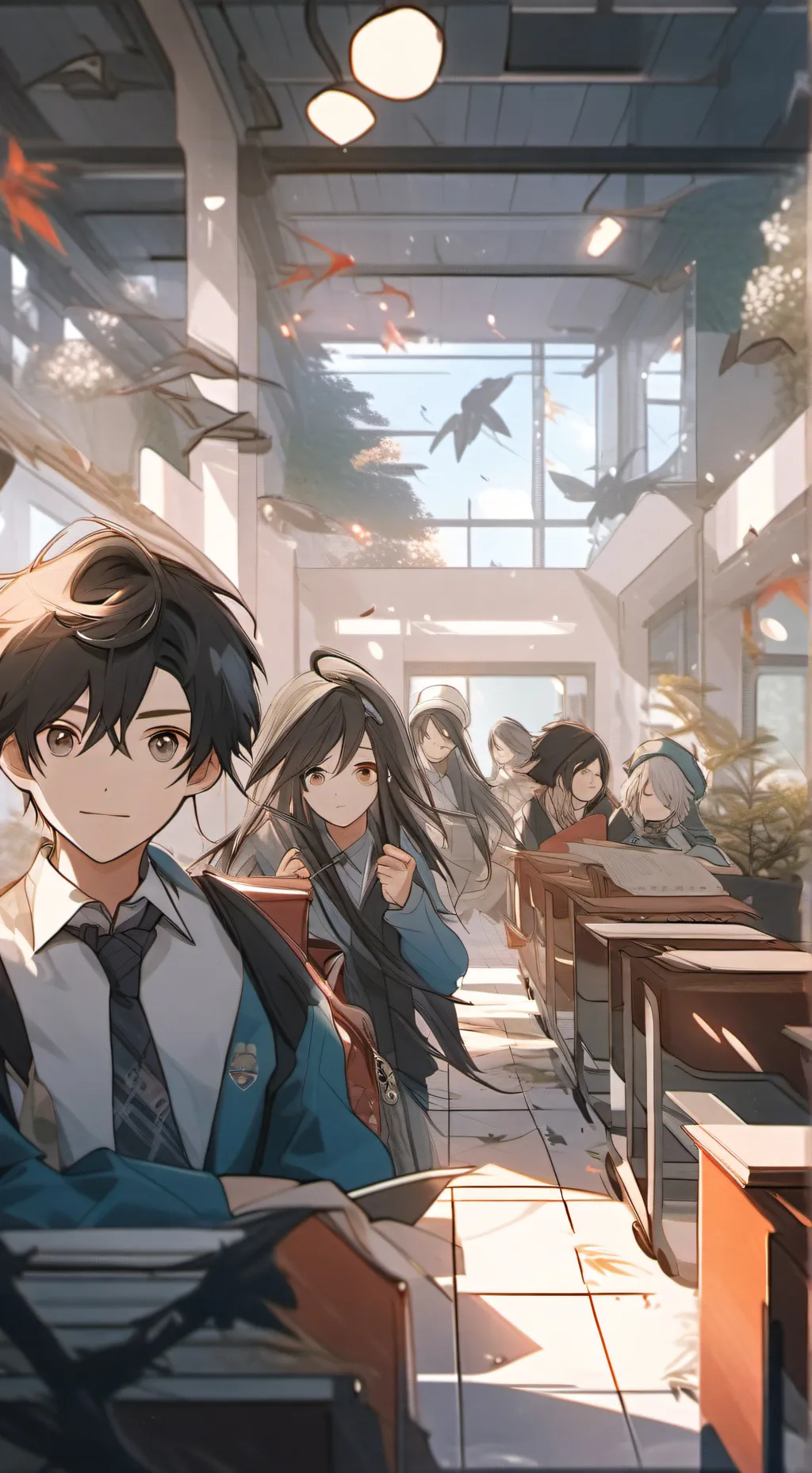 ai character: vapire hunting sch background