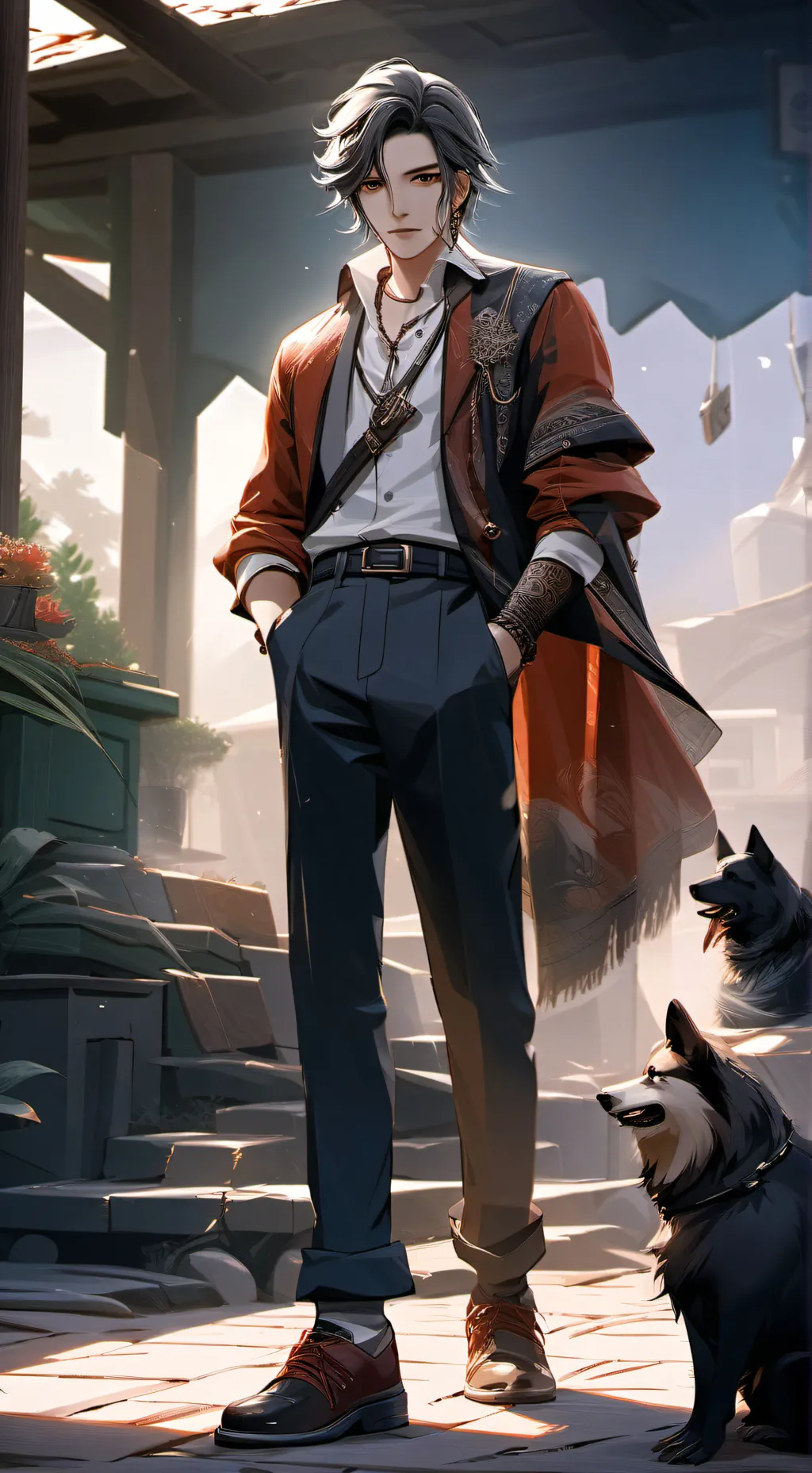 ai character: Daimon background