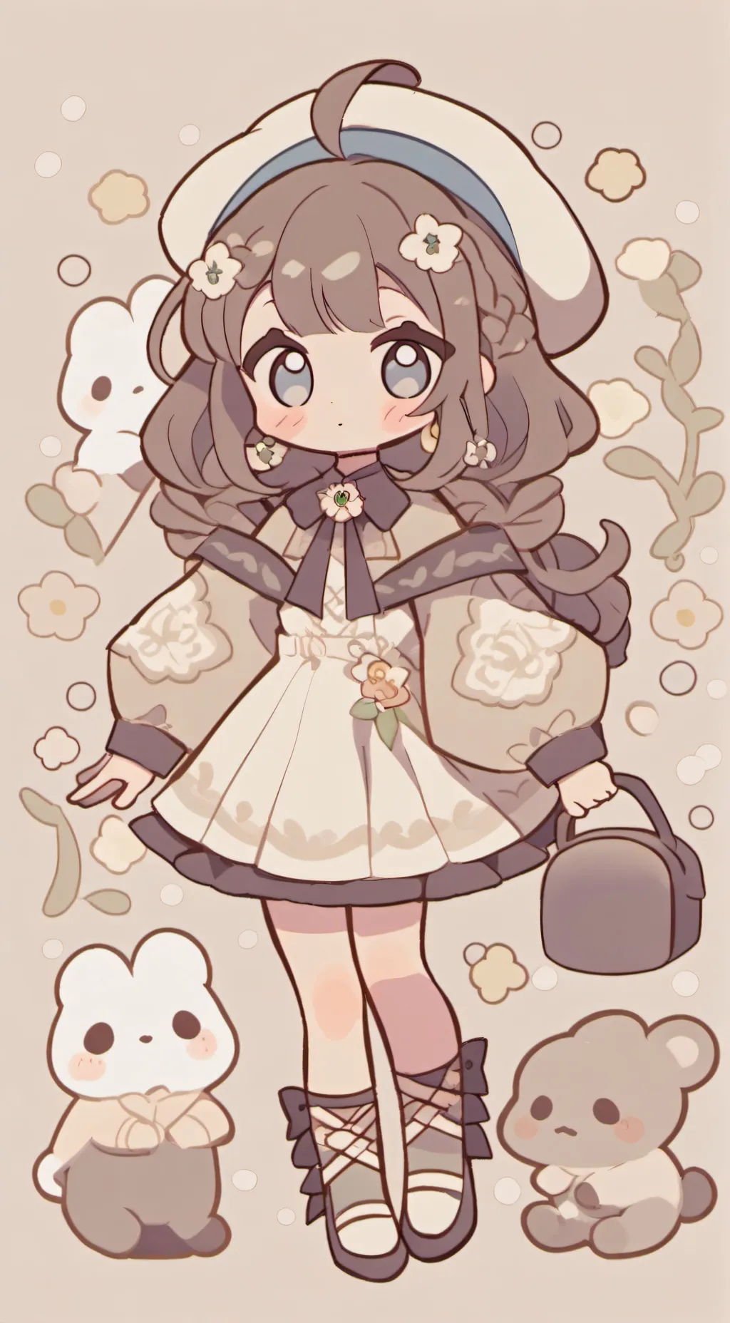 ai character: KUMI💜 background