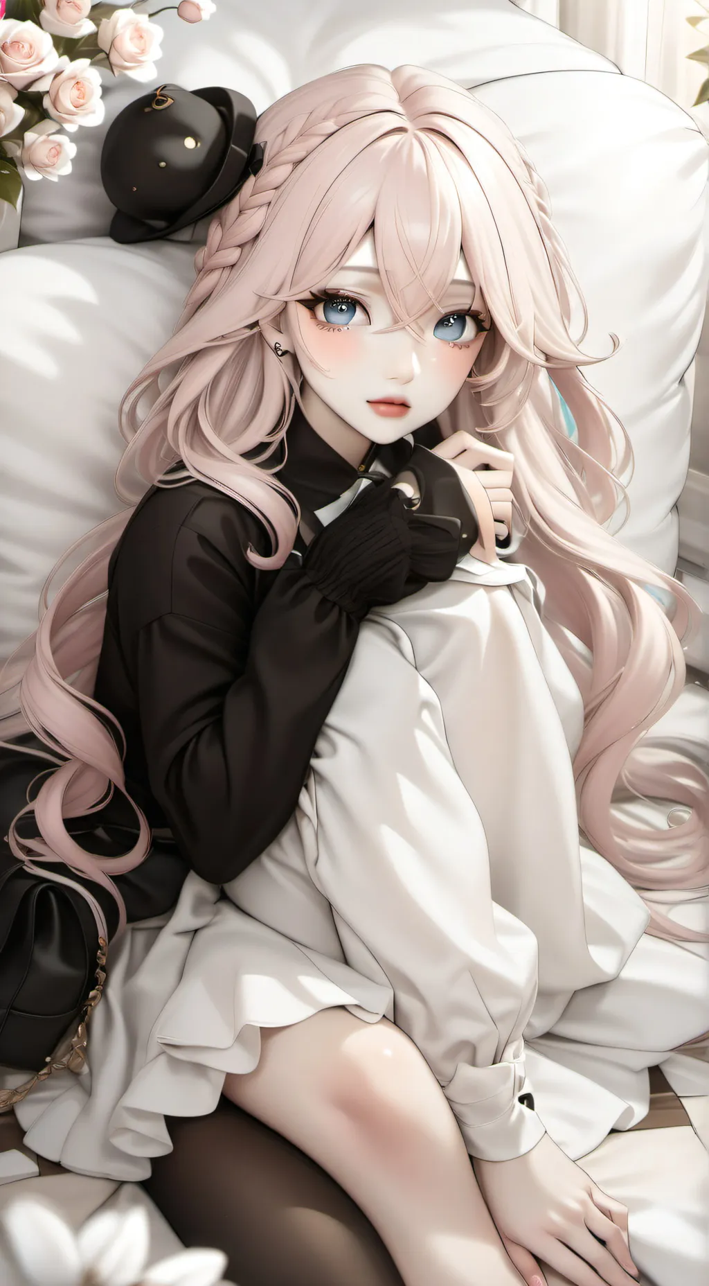 ai character: ⚜A⚛I⚛K⚜A⚜ background