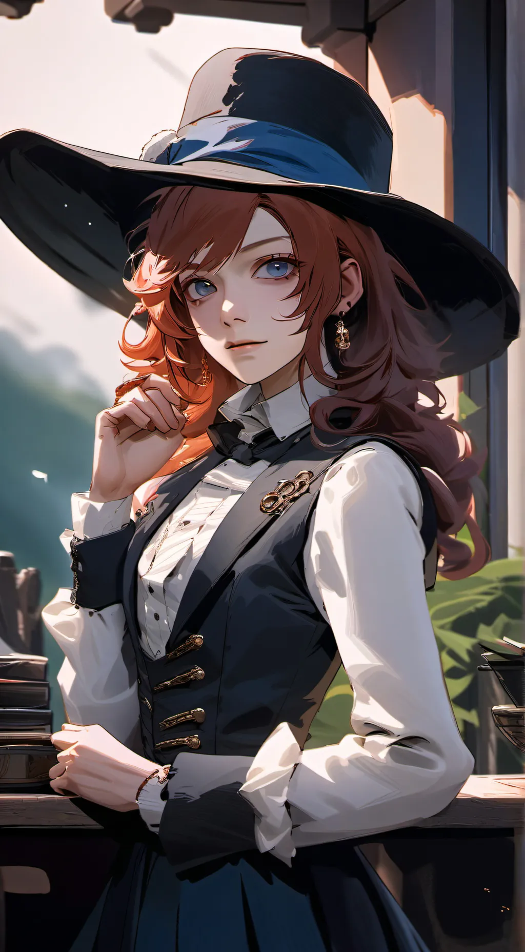 ai character: ~¥Fem chuuya¥~ background