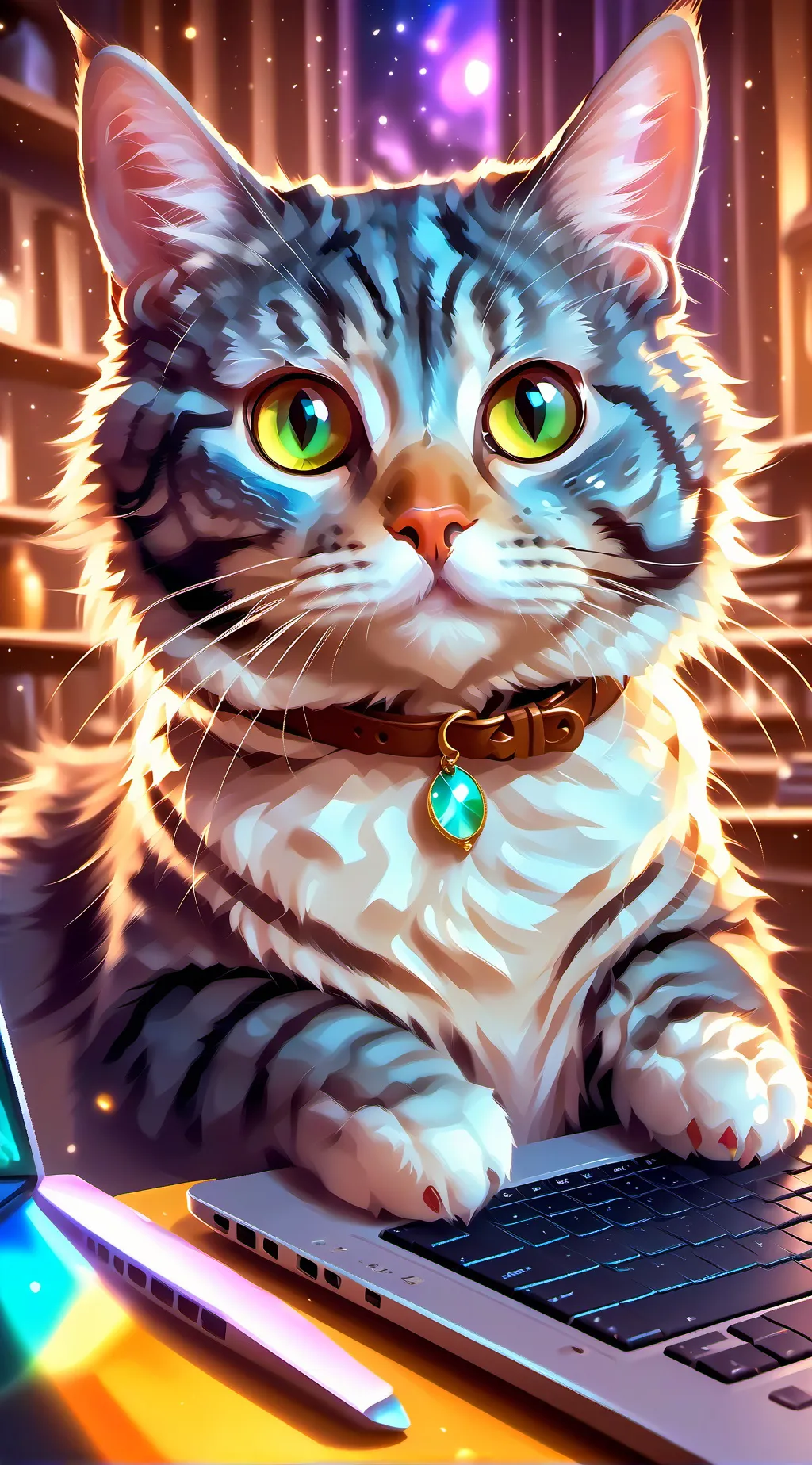 ai character: Honey background