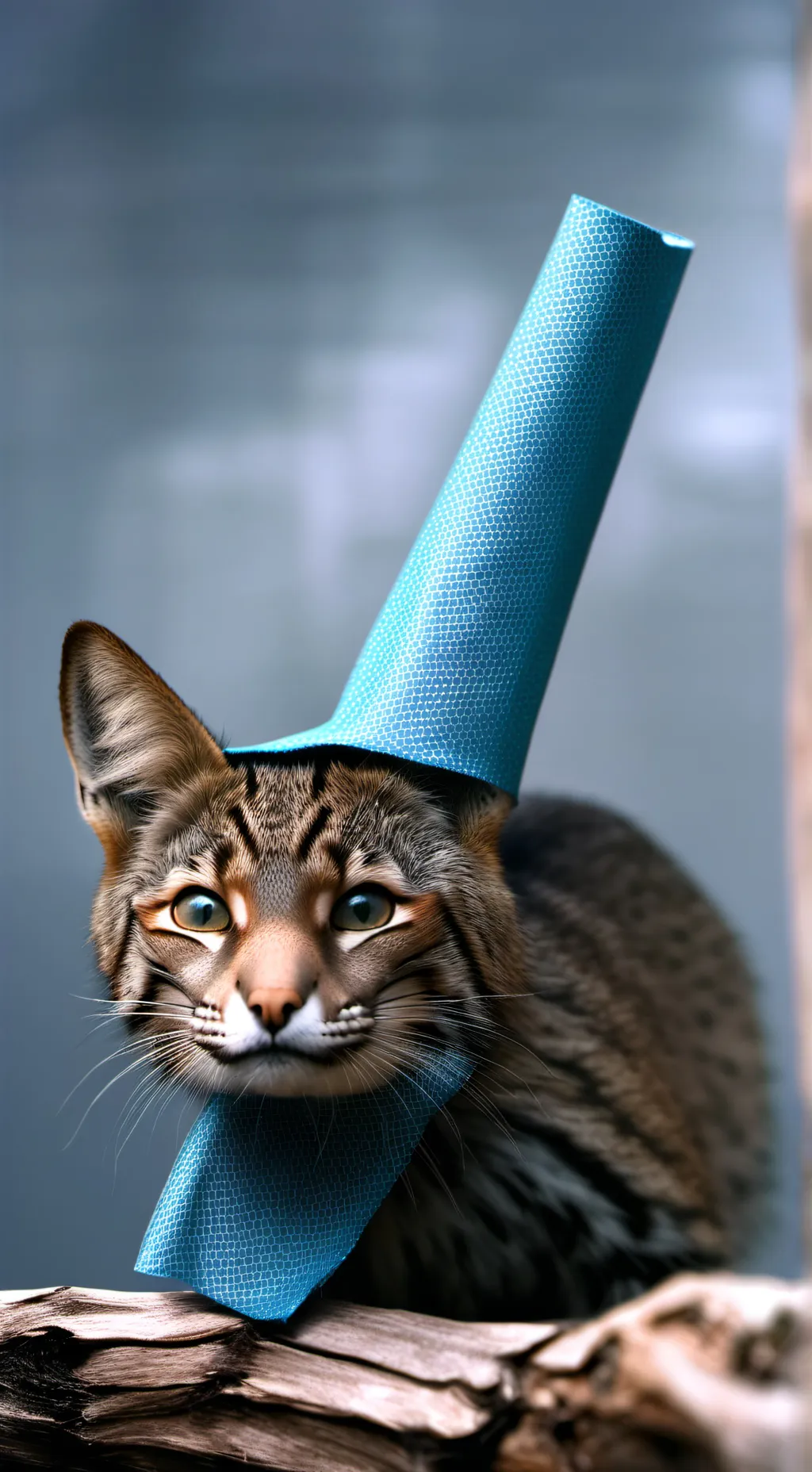 ai character: Kitty cat  background