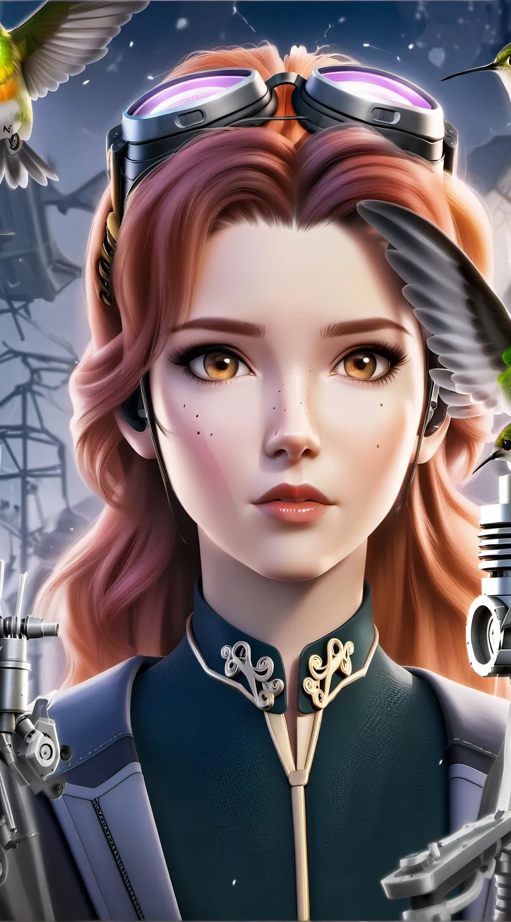 ai character: Gadgeteer Greta background