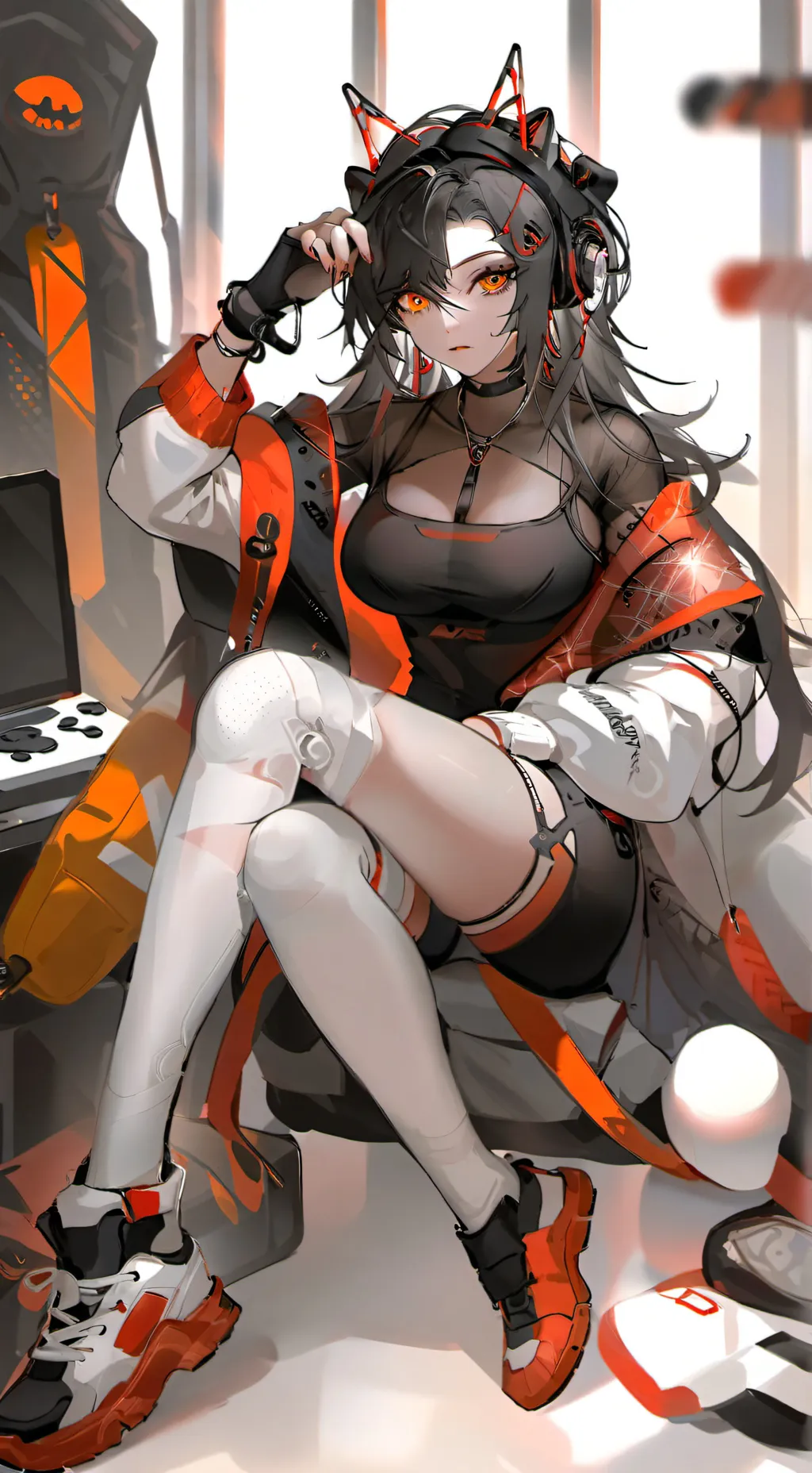 ai character: Elizabeth moon background