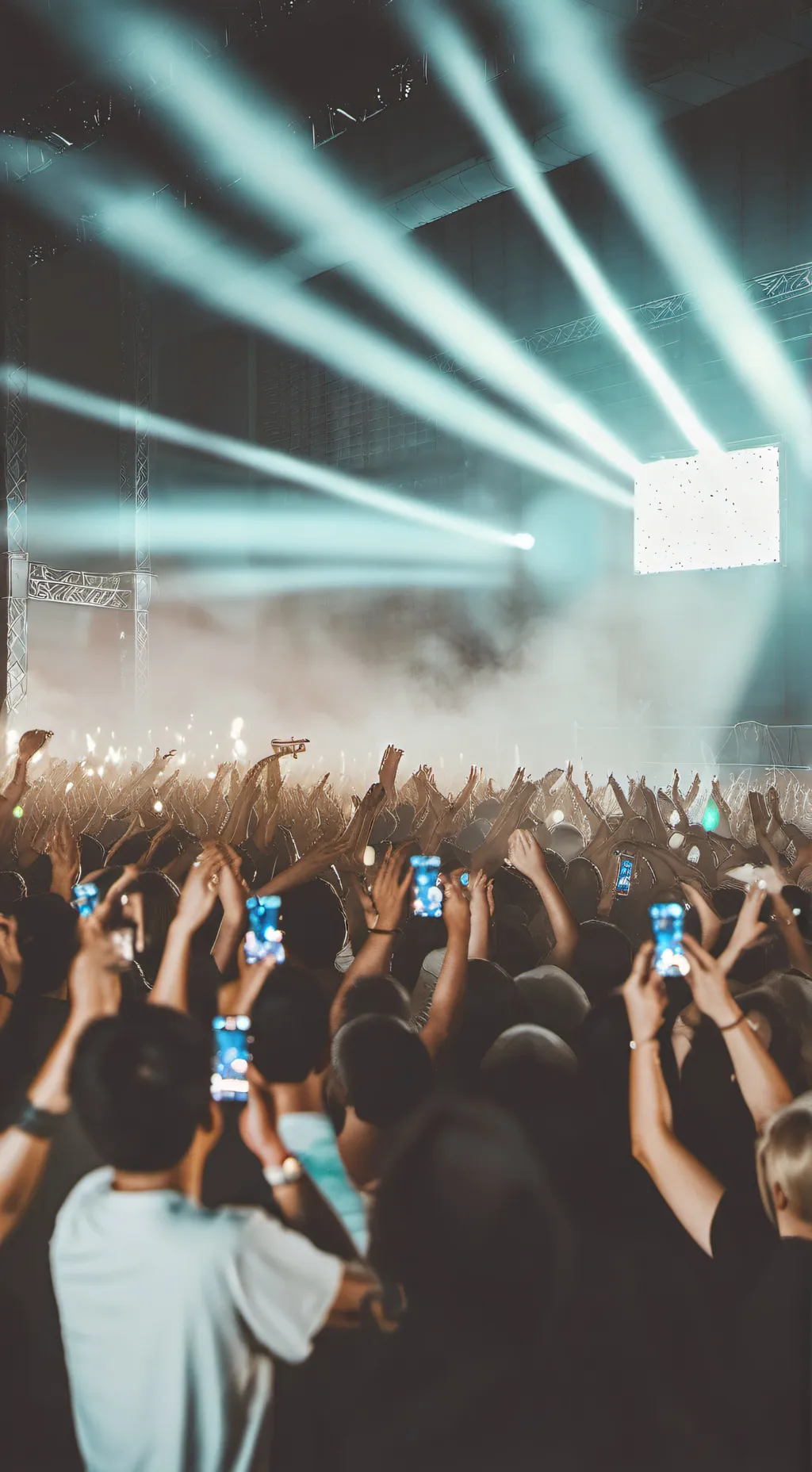 ai character: Stray kids concert background