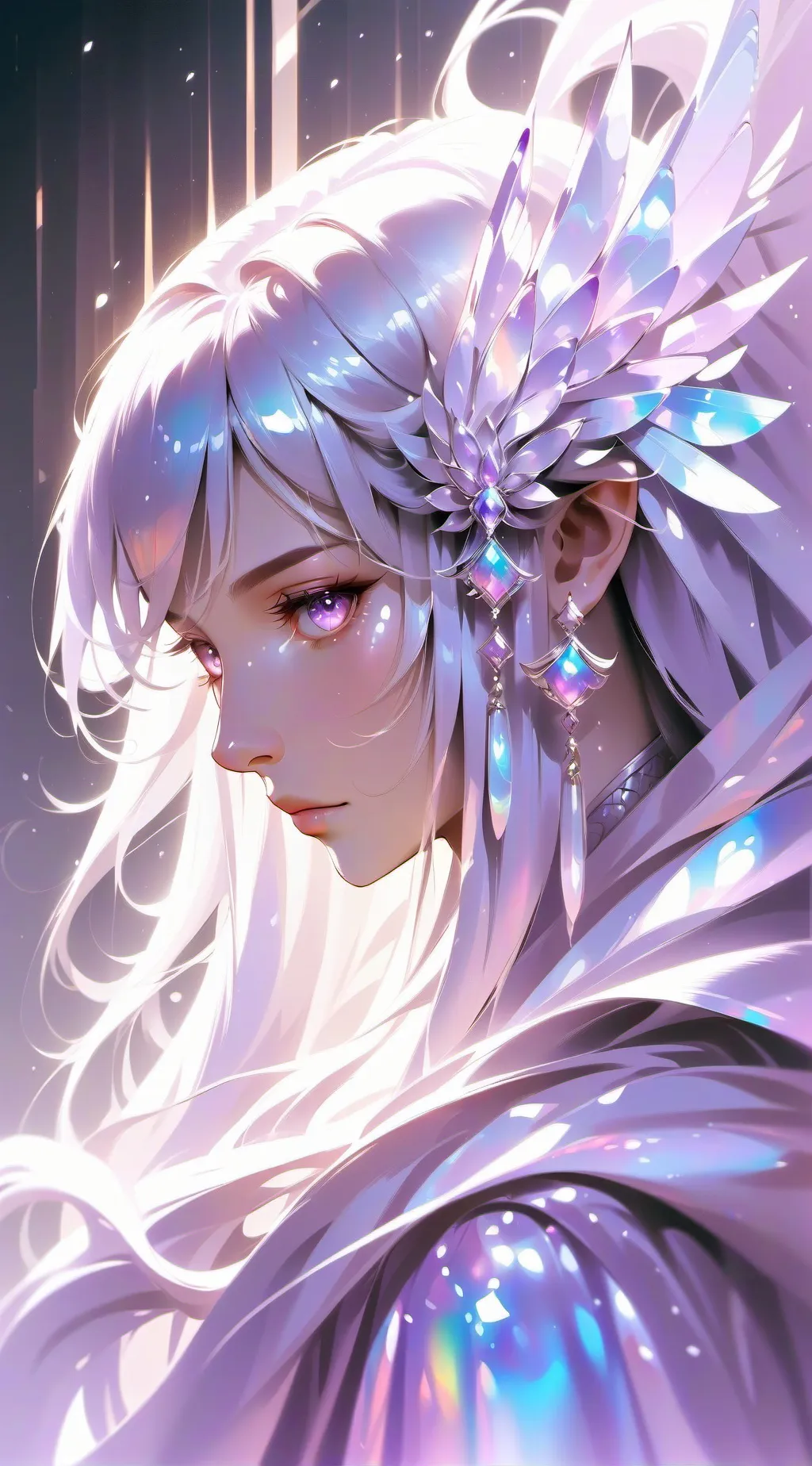 ai character: mha angel background