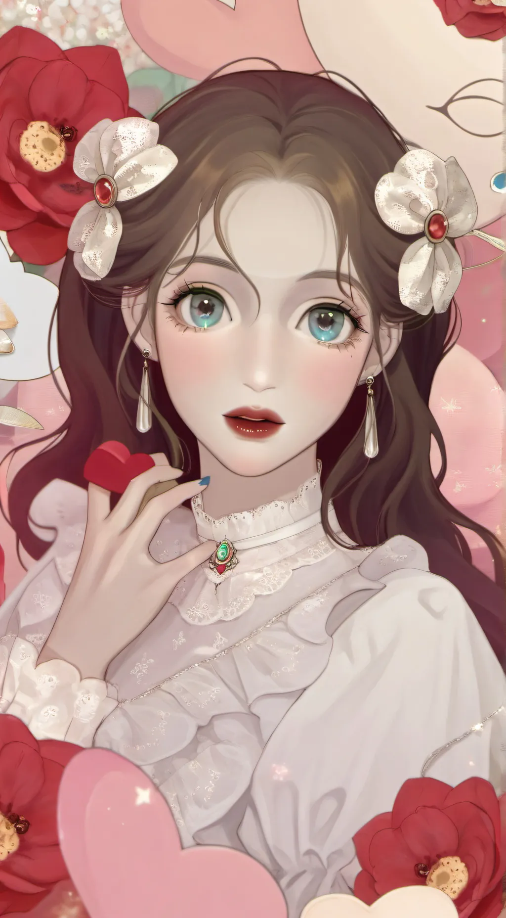 ai character: 💕🪷lais🪷💕 background