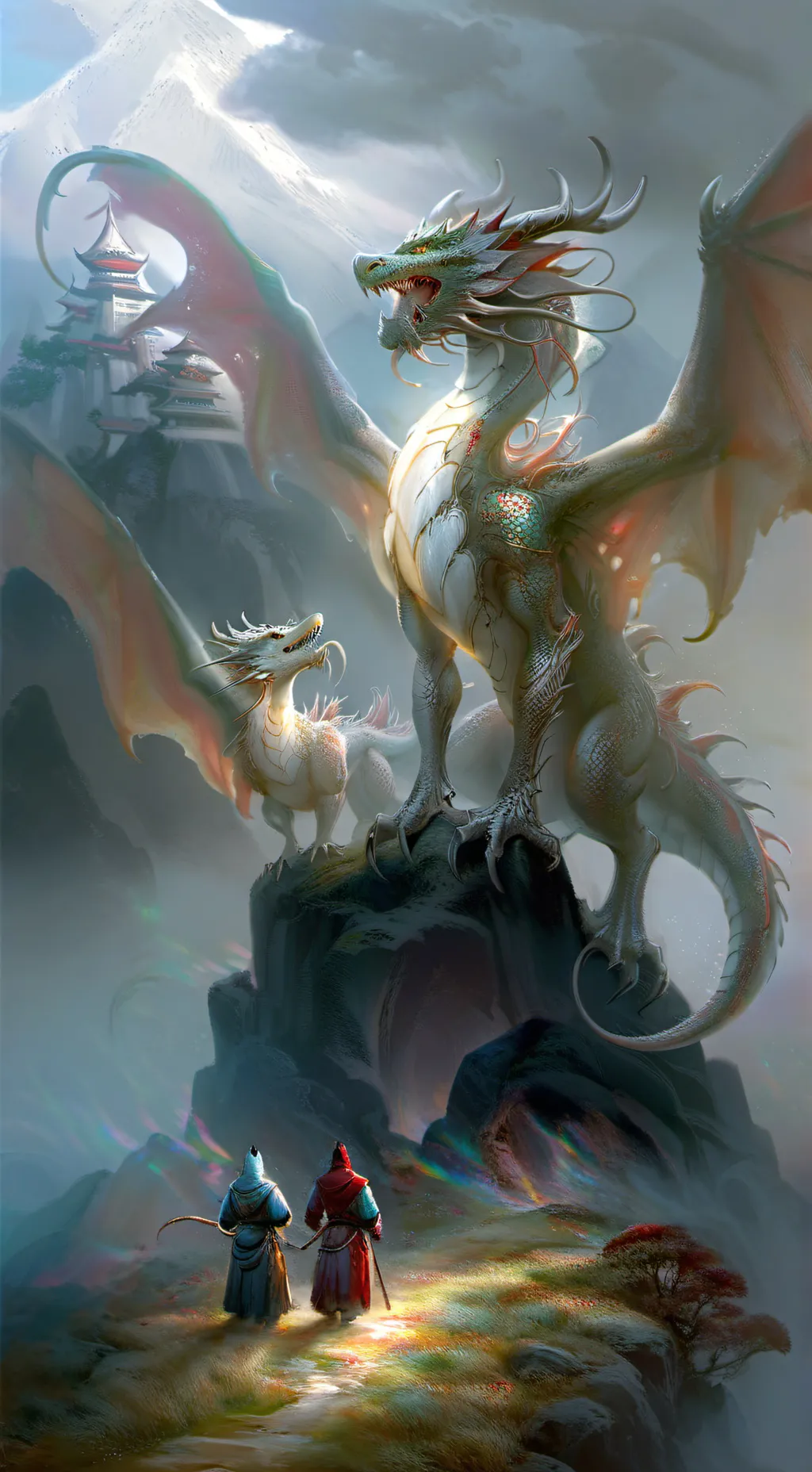 ai character: Dragons background