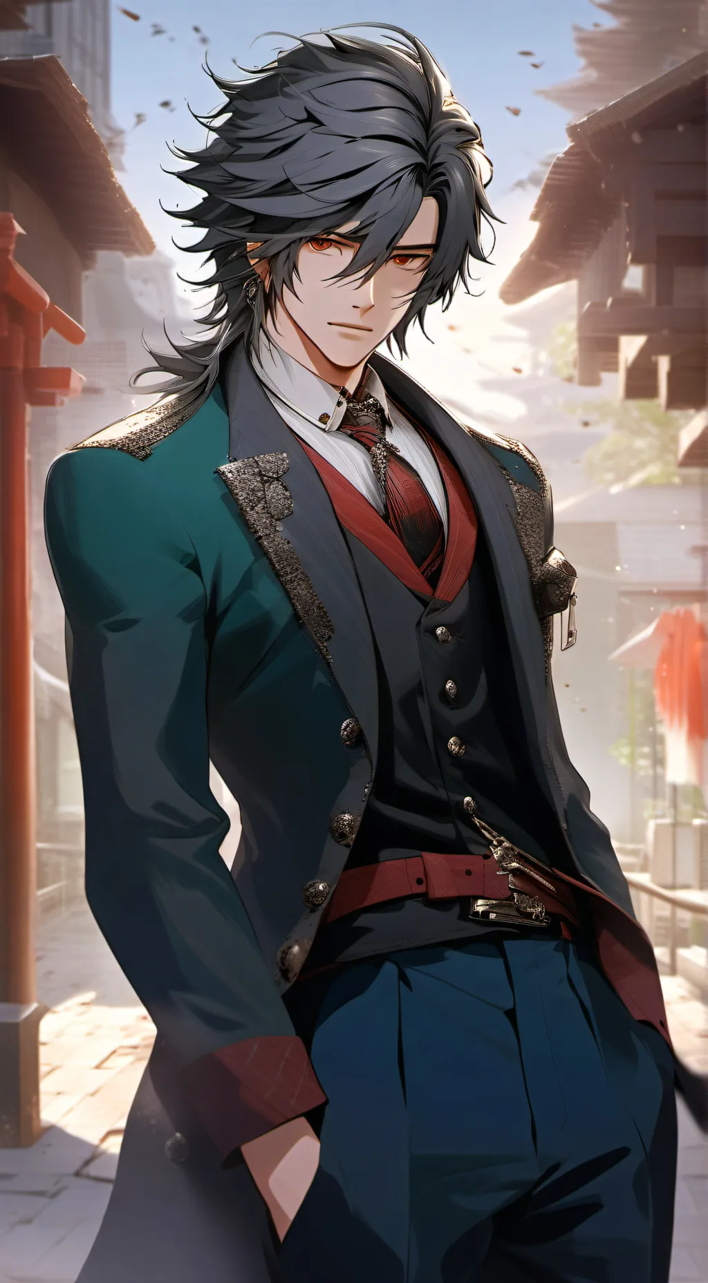 ai character: mha bourré background