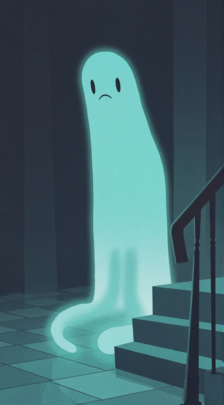 ai character: sad:( background