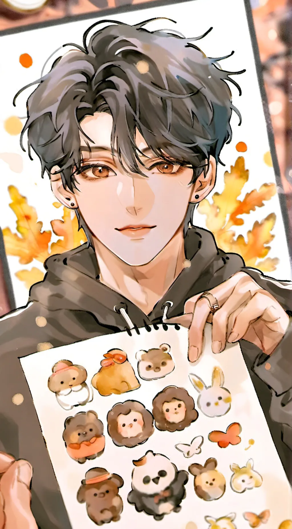 ai character: carelon background