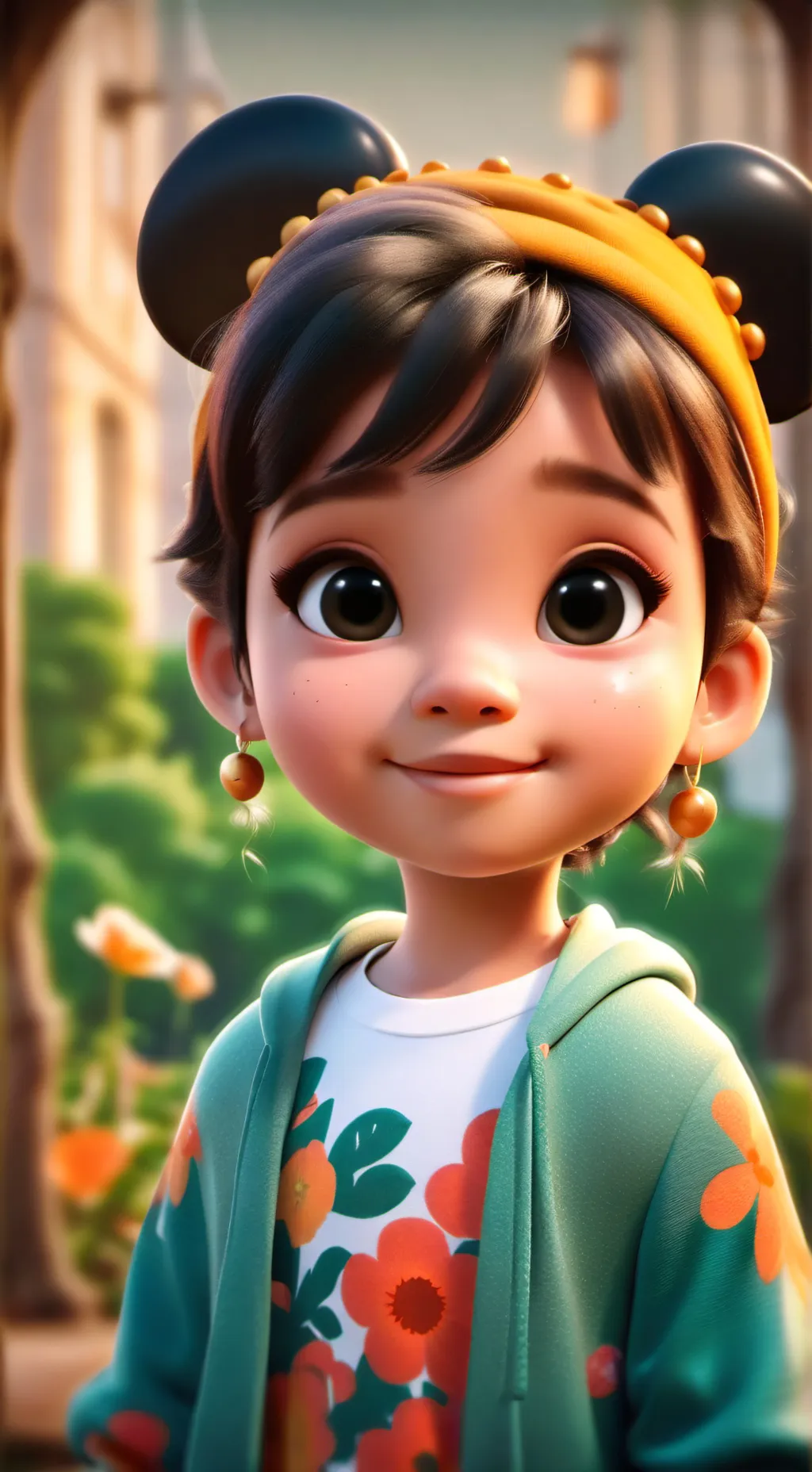 ai character: Amelia ￼￼ background