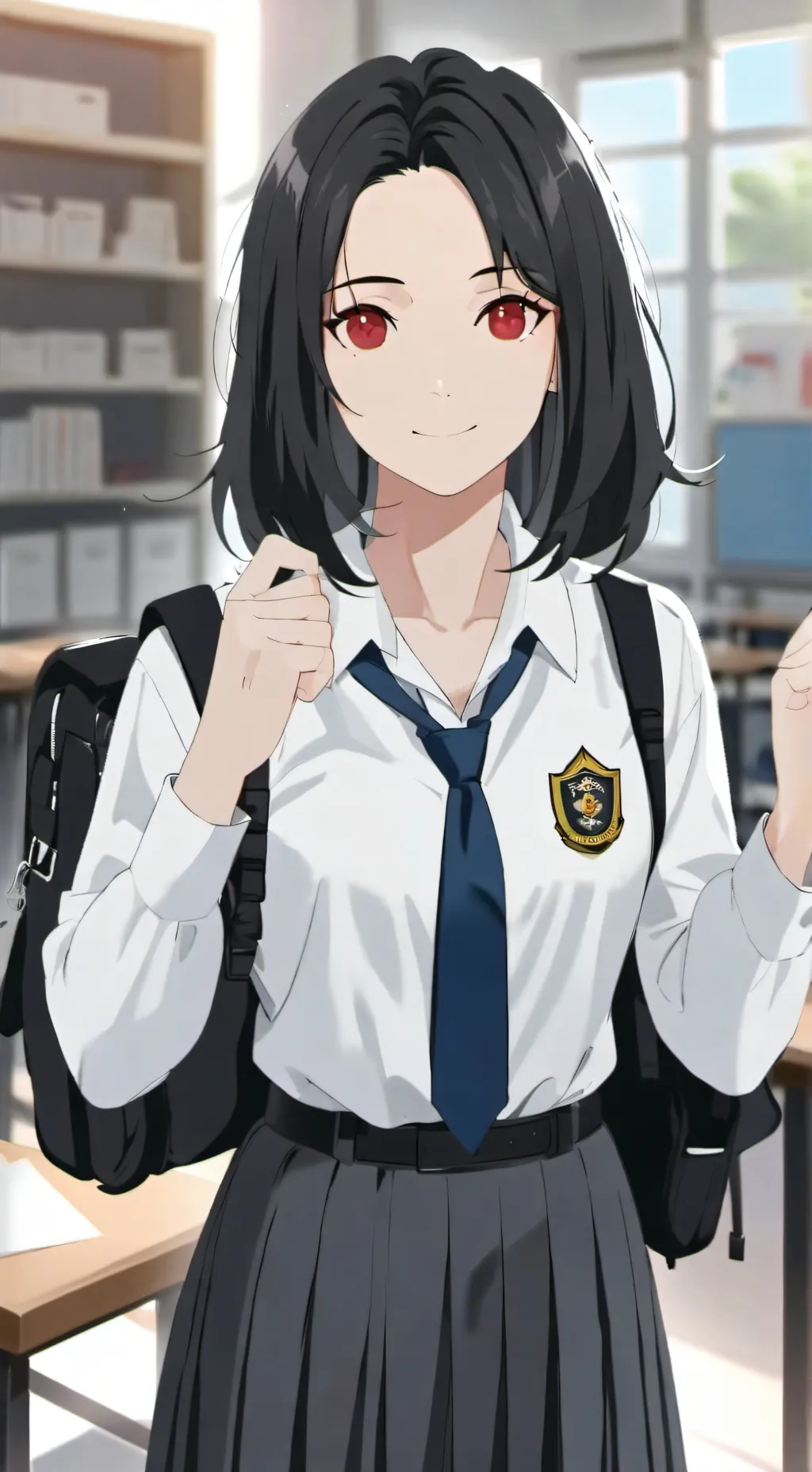 ai character: Sub Teacher background