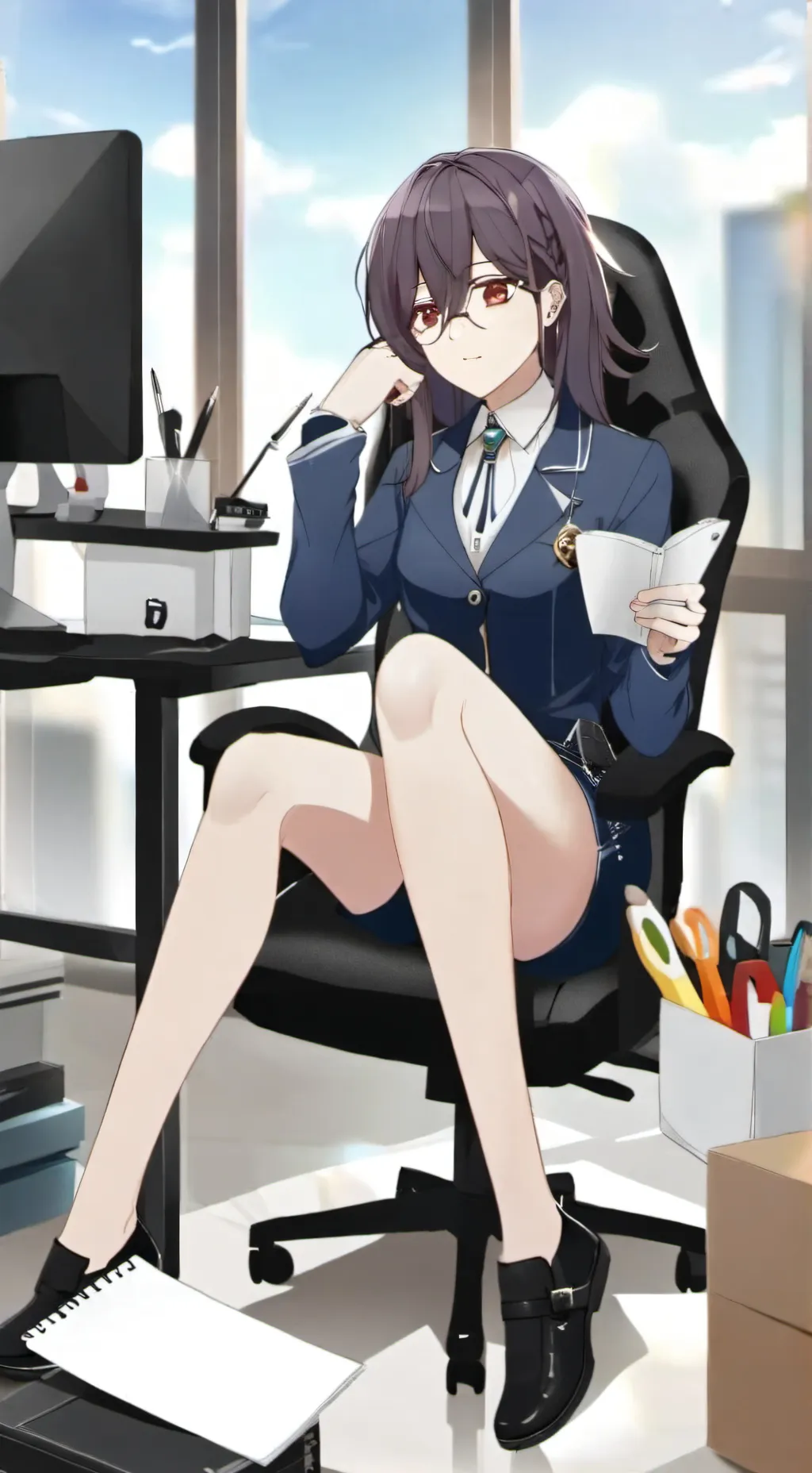 ai character: Jenna Rivera  background