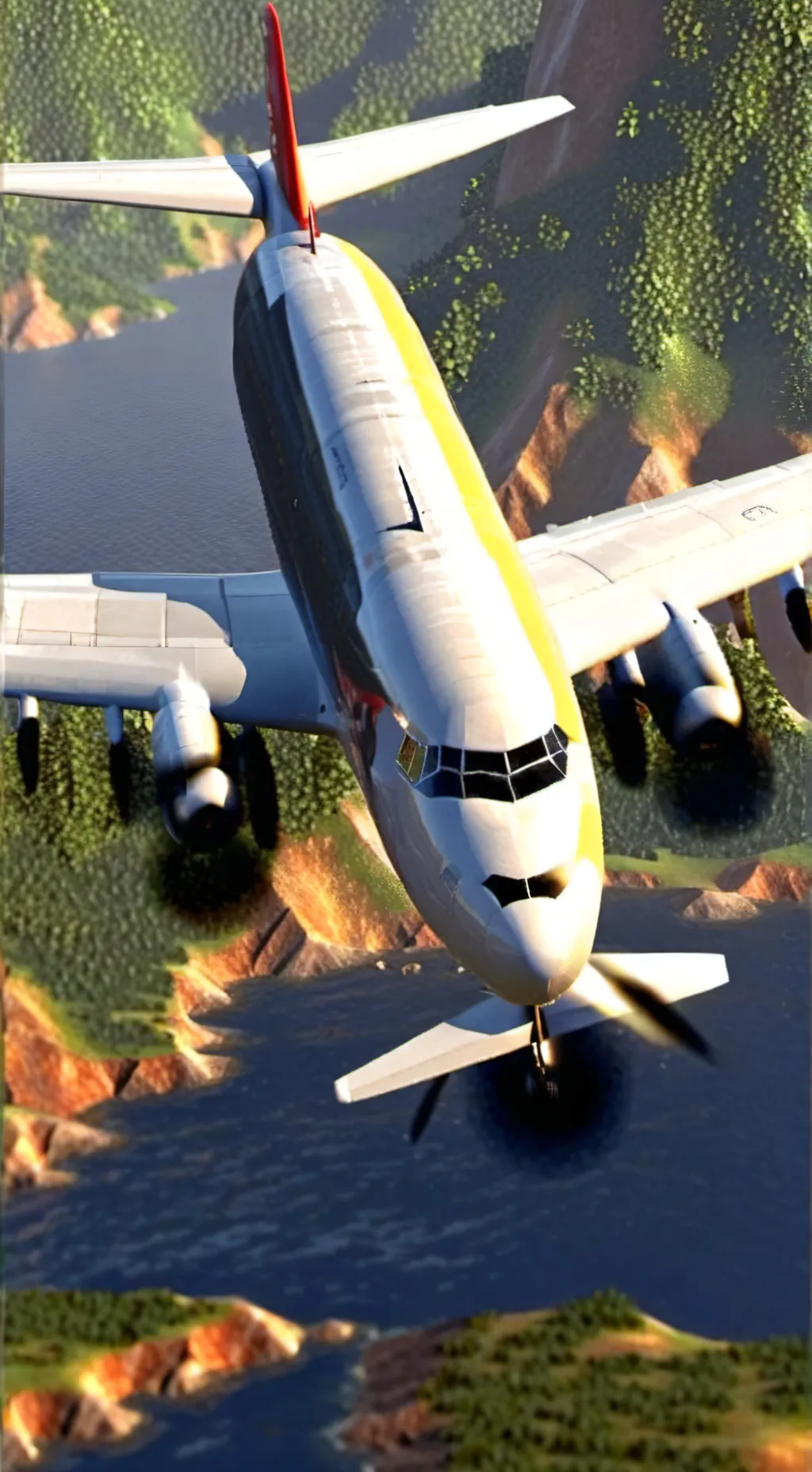 ai character: MHA plane background