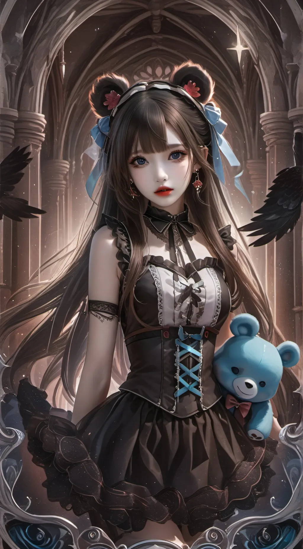 ai character: Skyi background