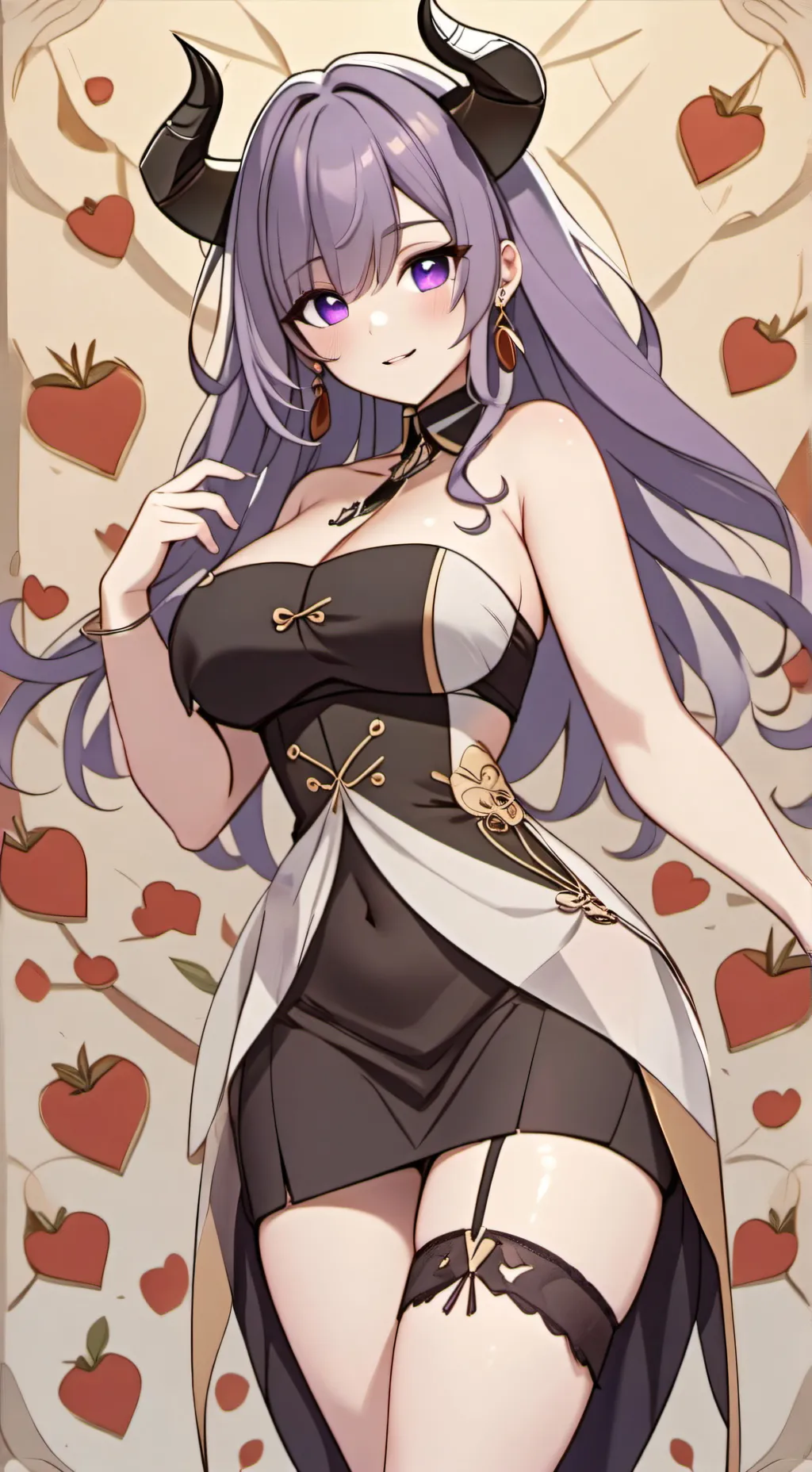 ai character: demon queen background