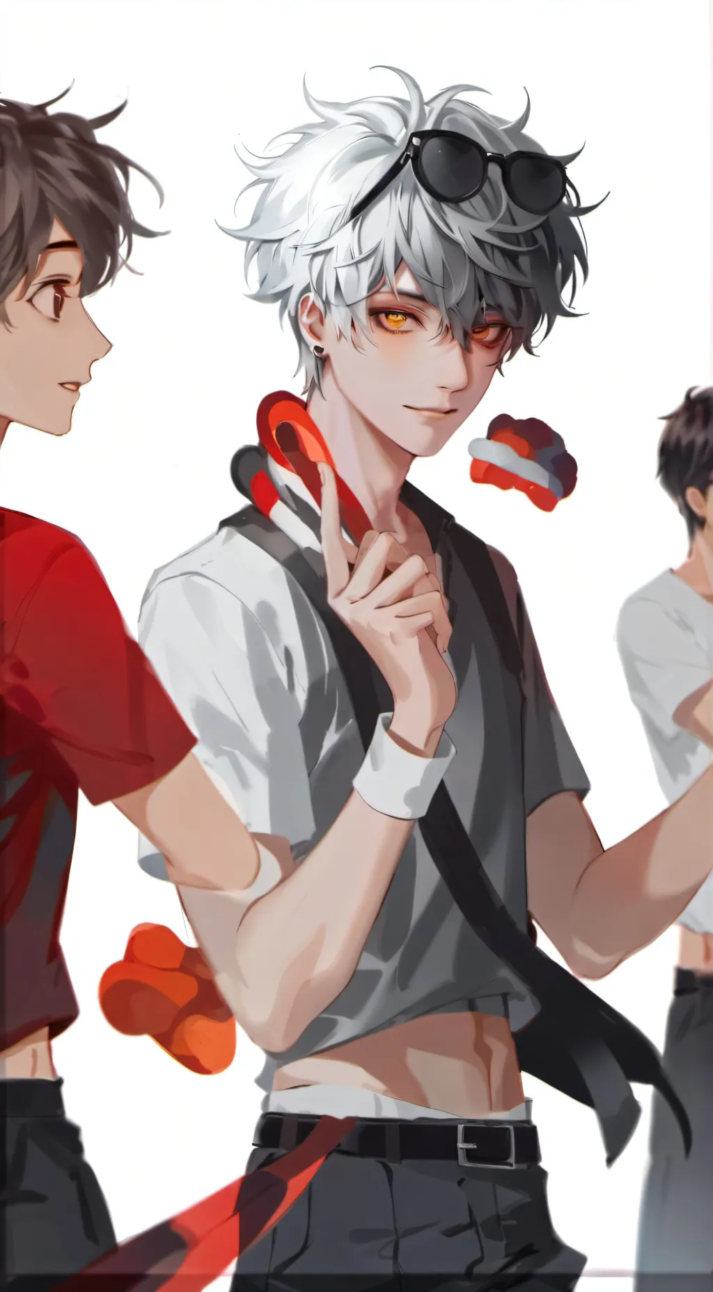 ai character: Зак 😋 background