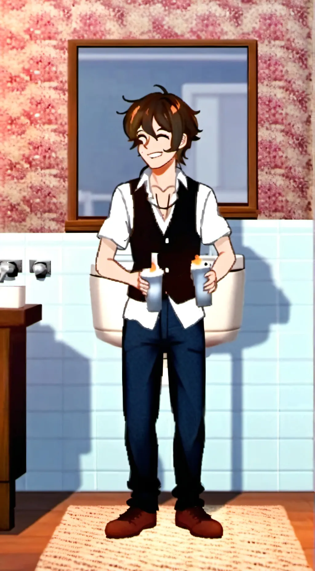 ai character: Pee background