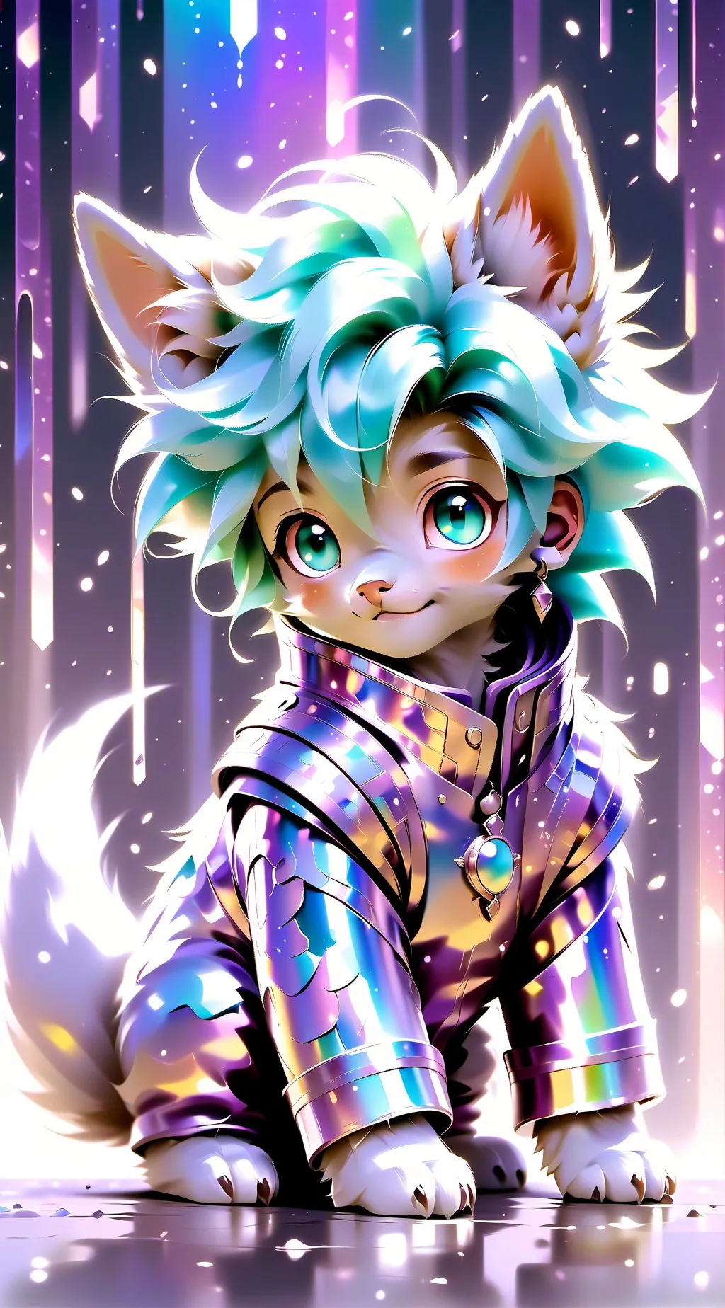 ai character: Lumina background