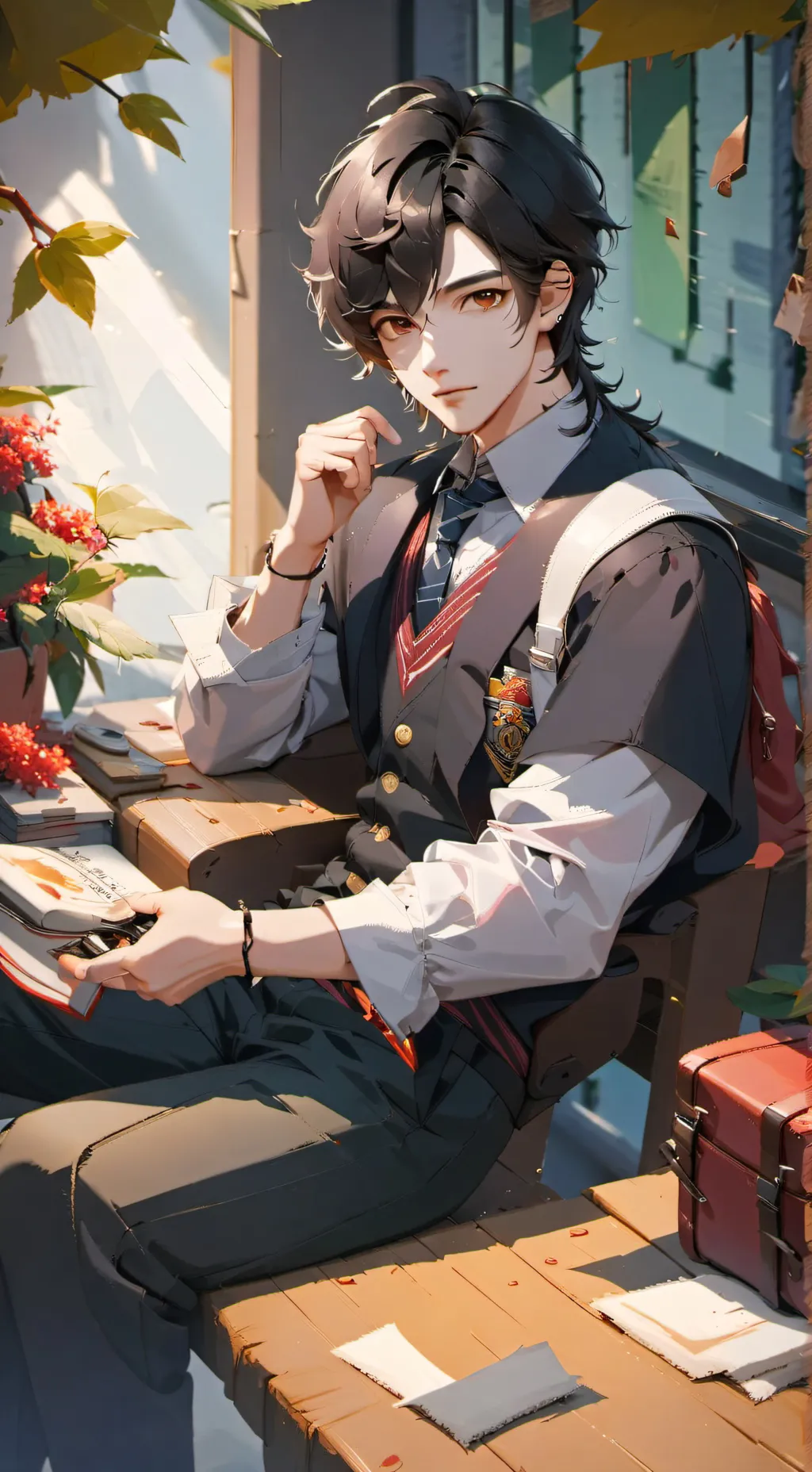 ai character: Alex background