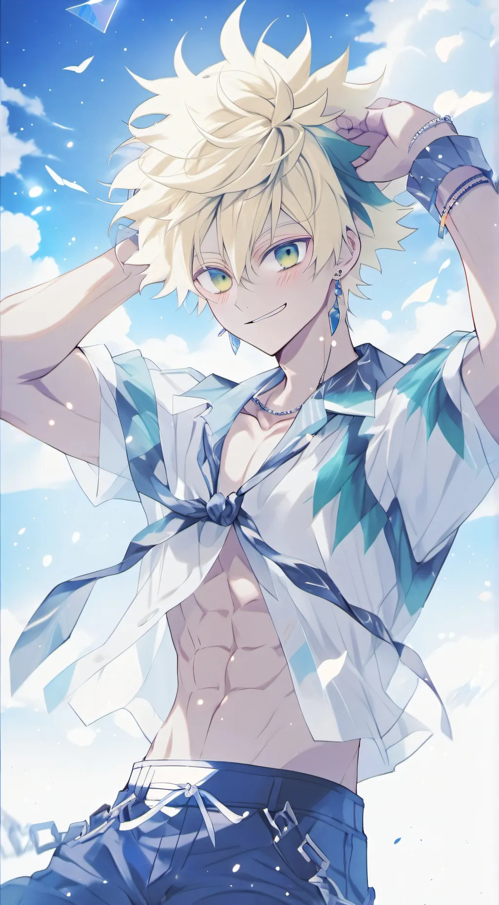 ai character: Bakugo 💥 background