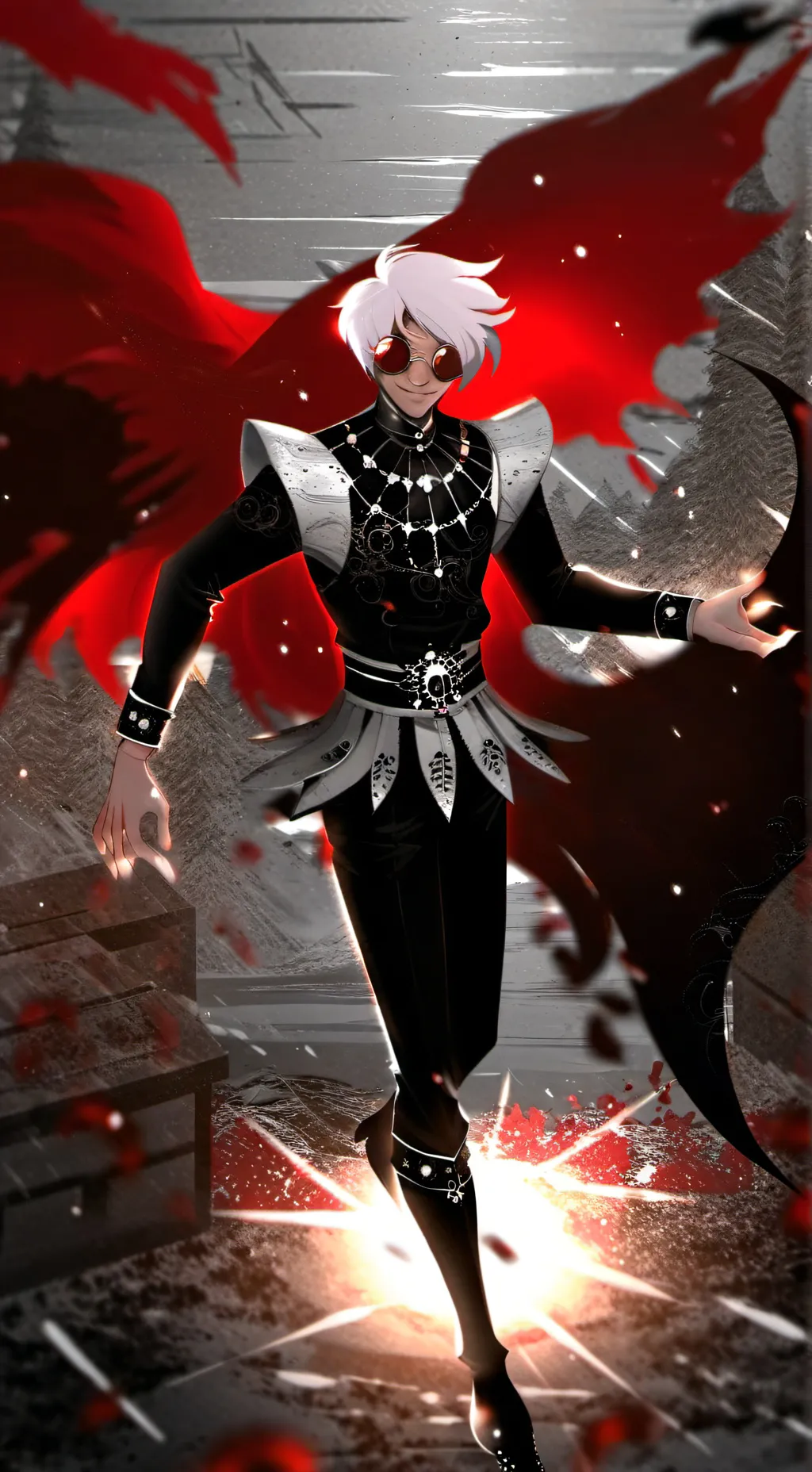 ai character: David Rexha  background