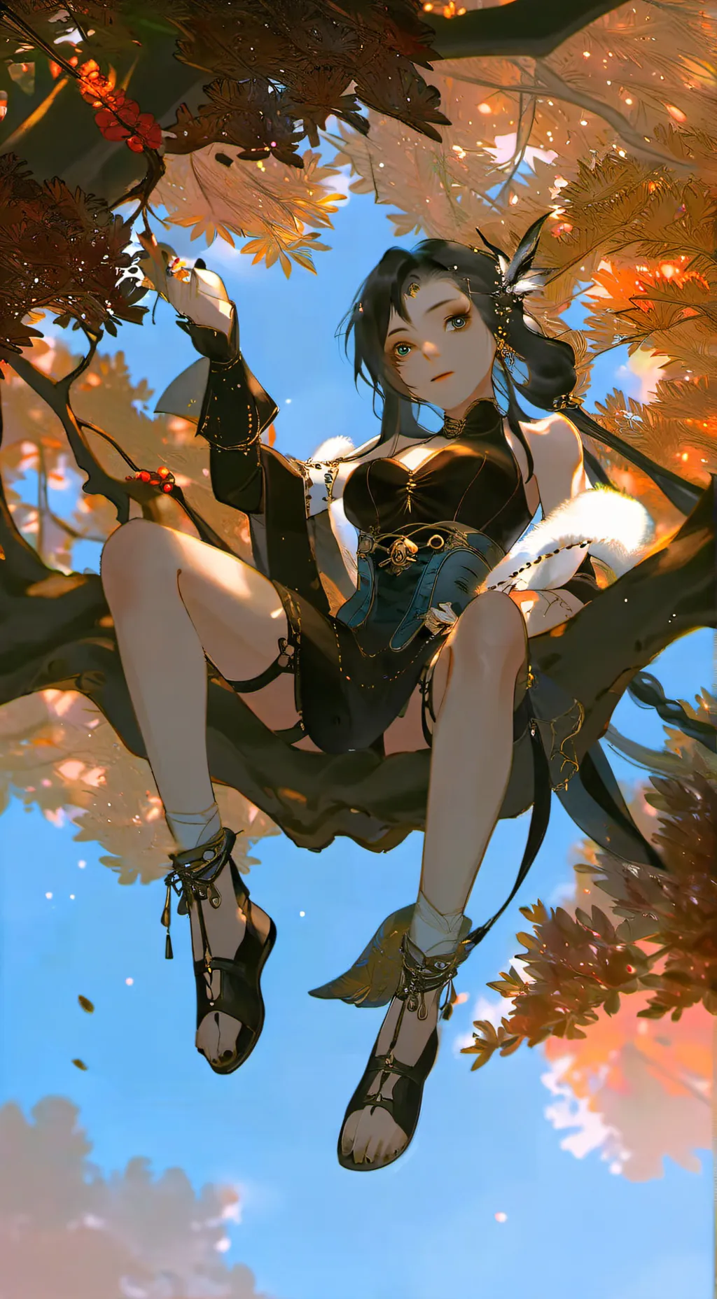 ai character: Gina Valentina  background