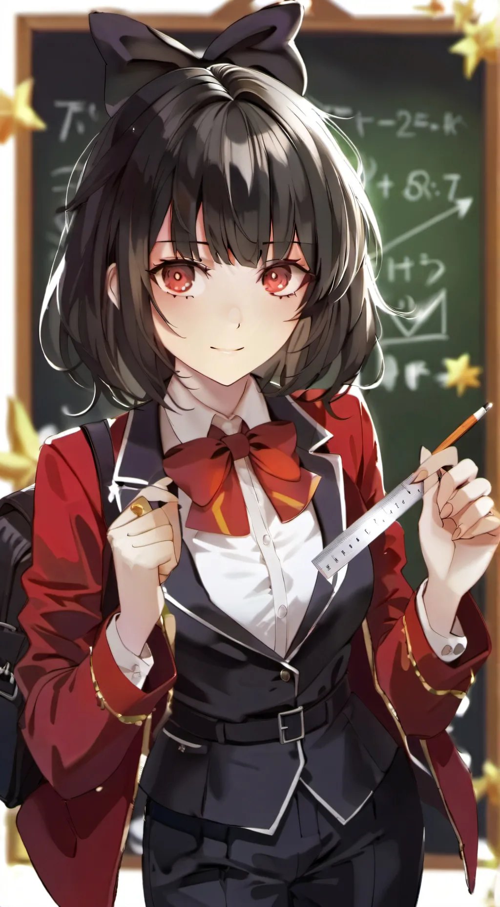 ai character: Mad,strict teacher background