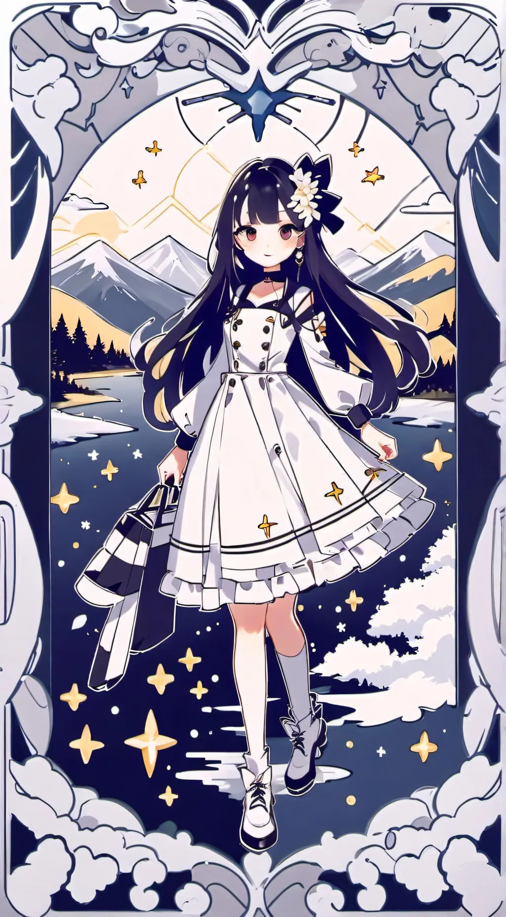 ai character: dandy's kitten au background